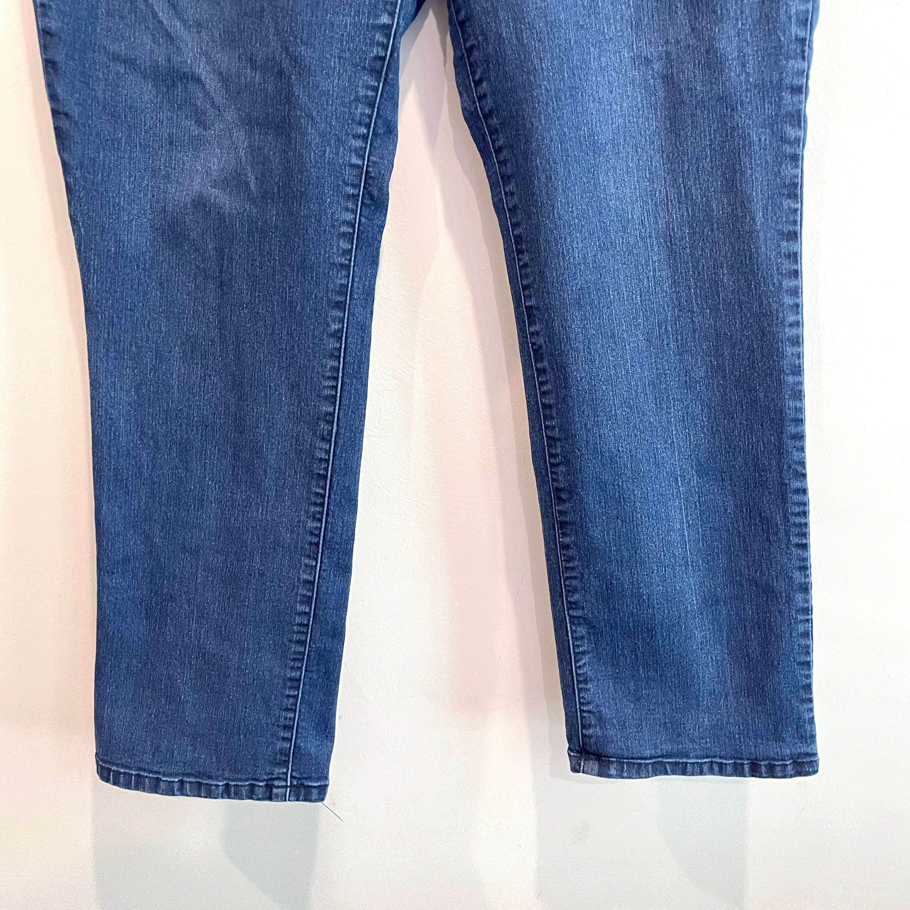 Straight Leg Denim Jeans