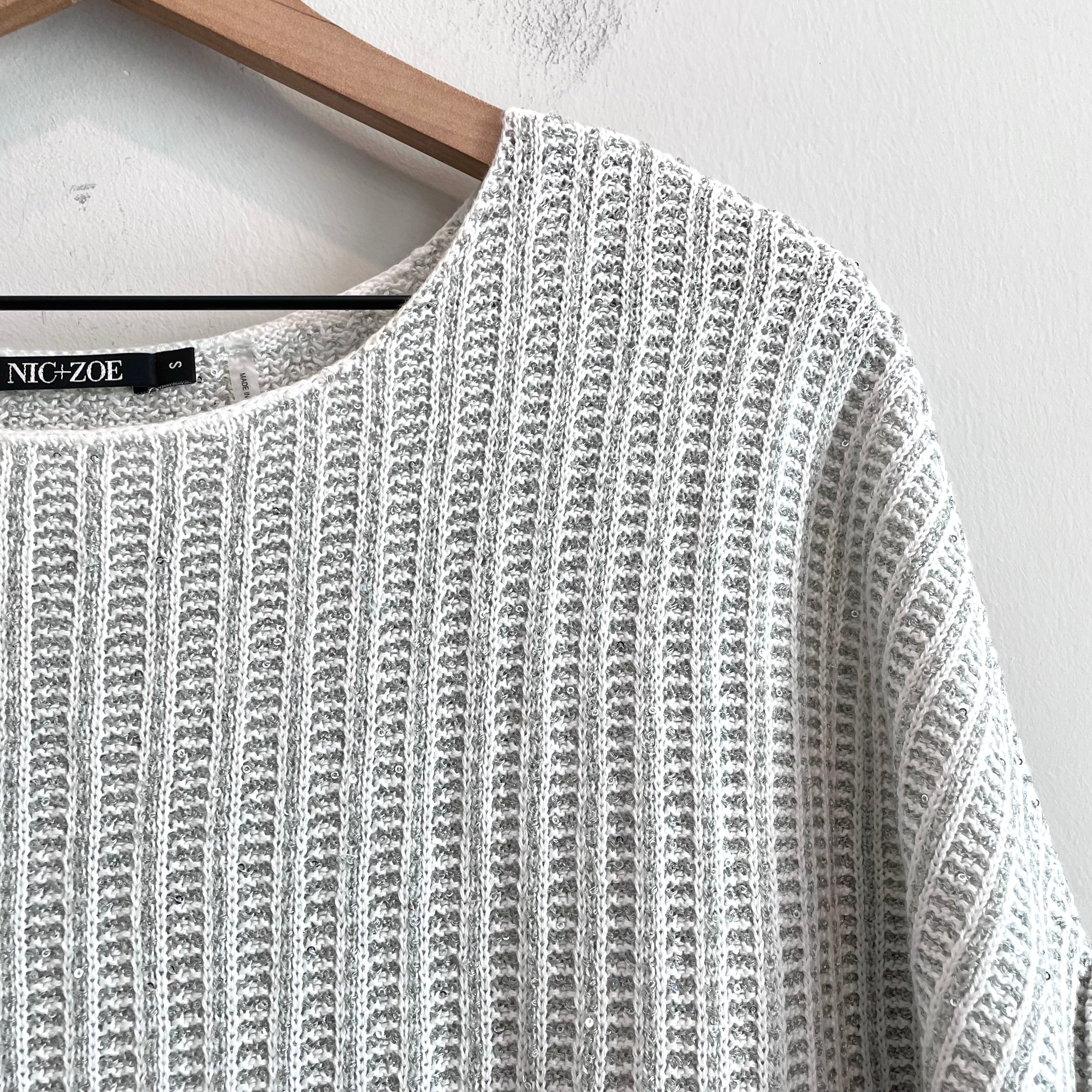 Sequin Knit Sweater