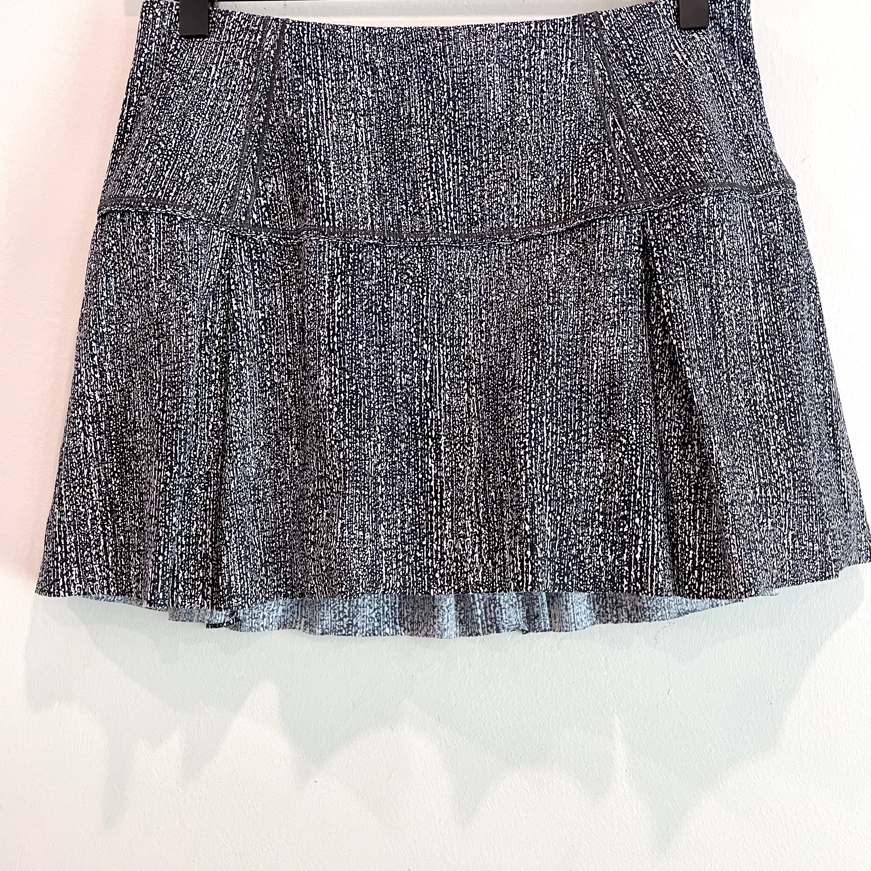 Pleated Shorts Lined Skort