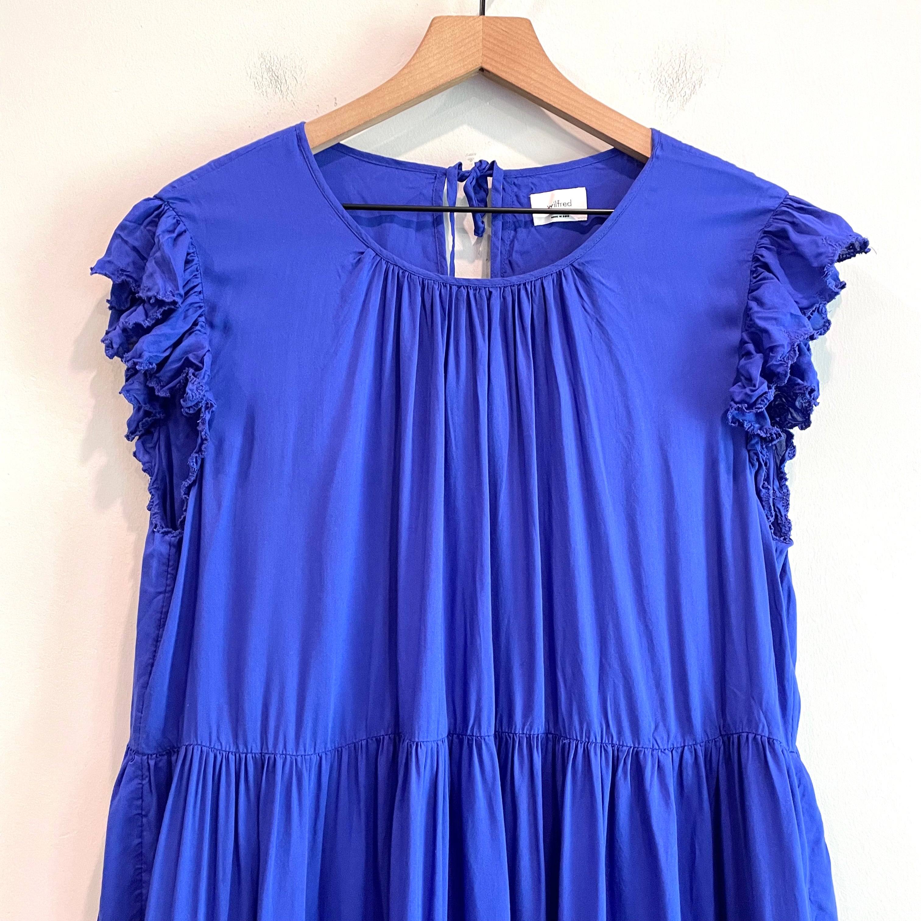 Ruffle Sleeve Tiered Dress