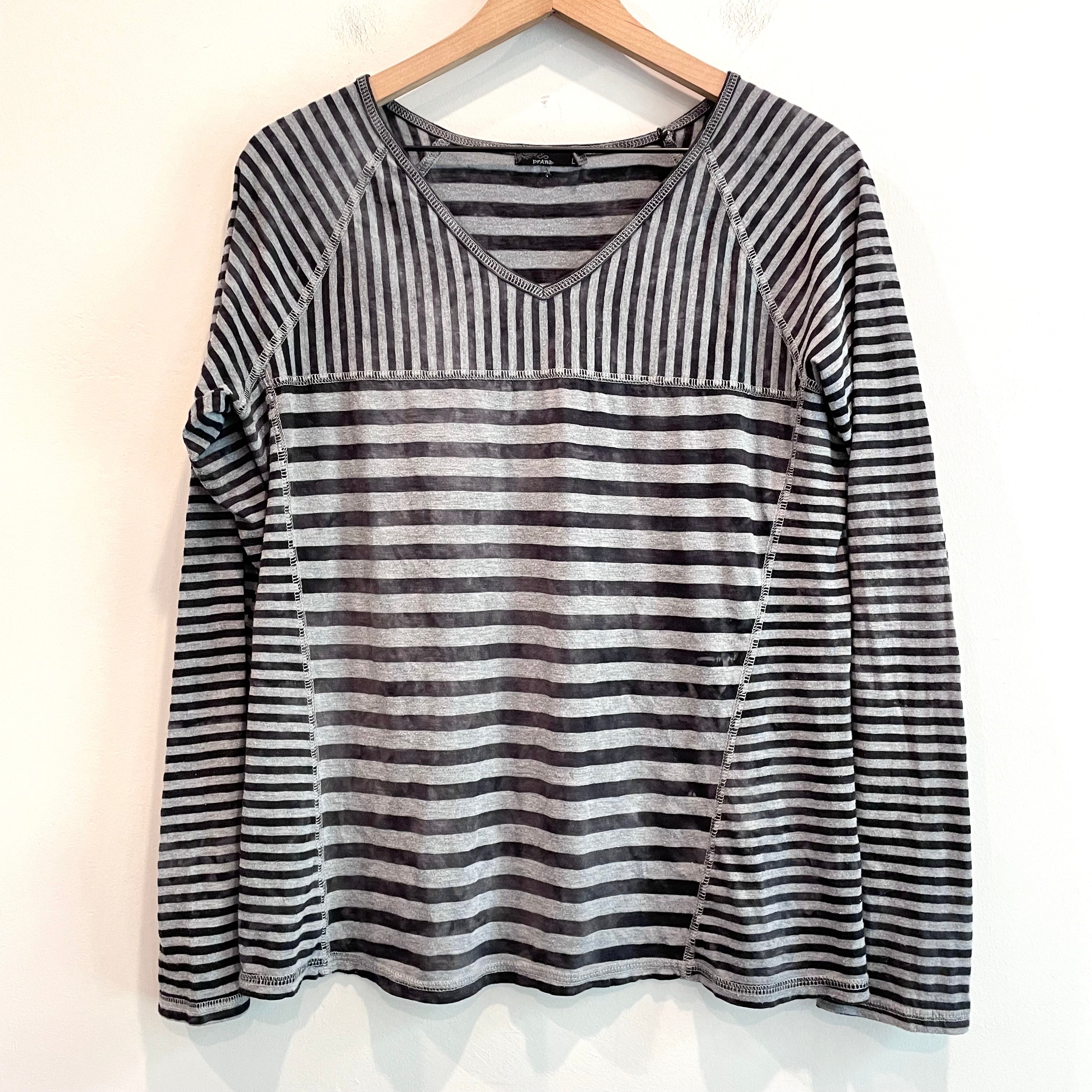 Striped Long Sleeve Top