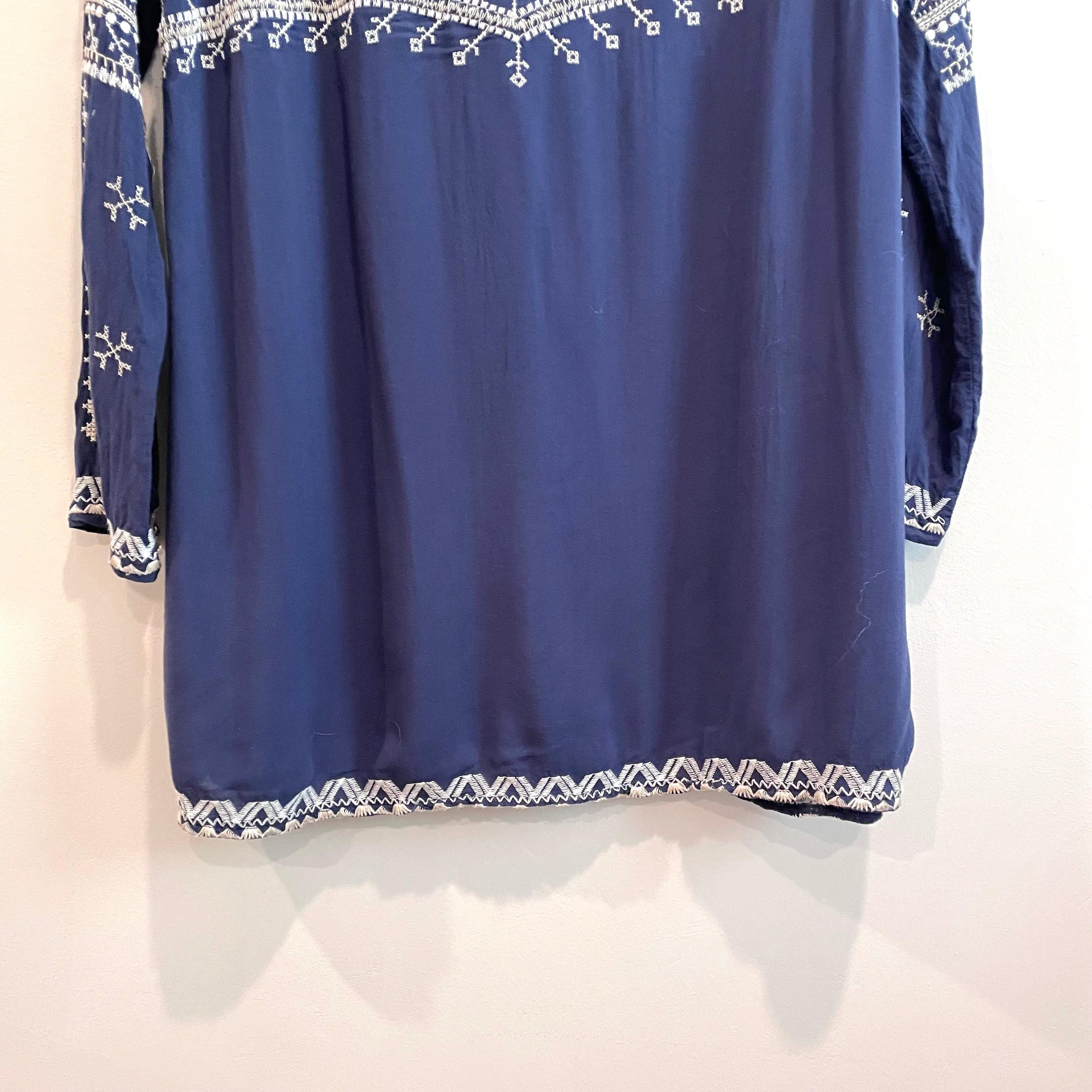 Embroidered Long Sleeve Tunic