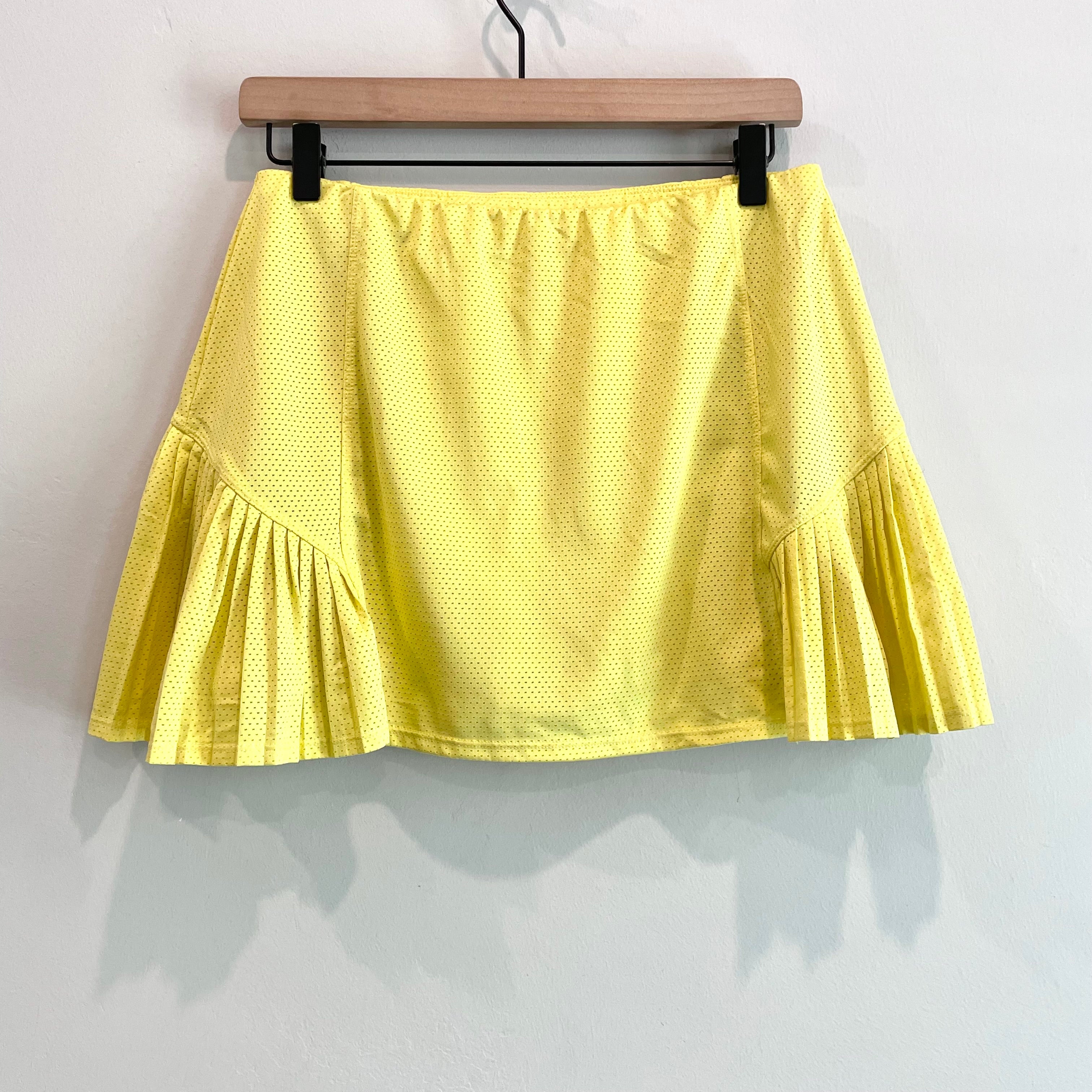 Mesh Pleated Skort