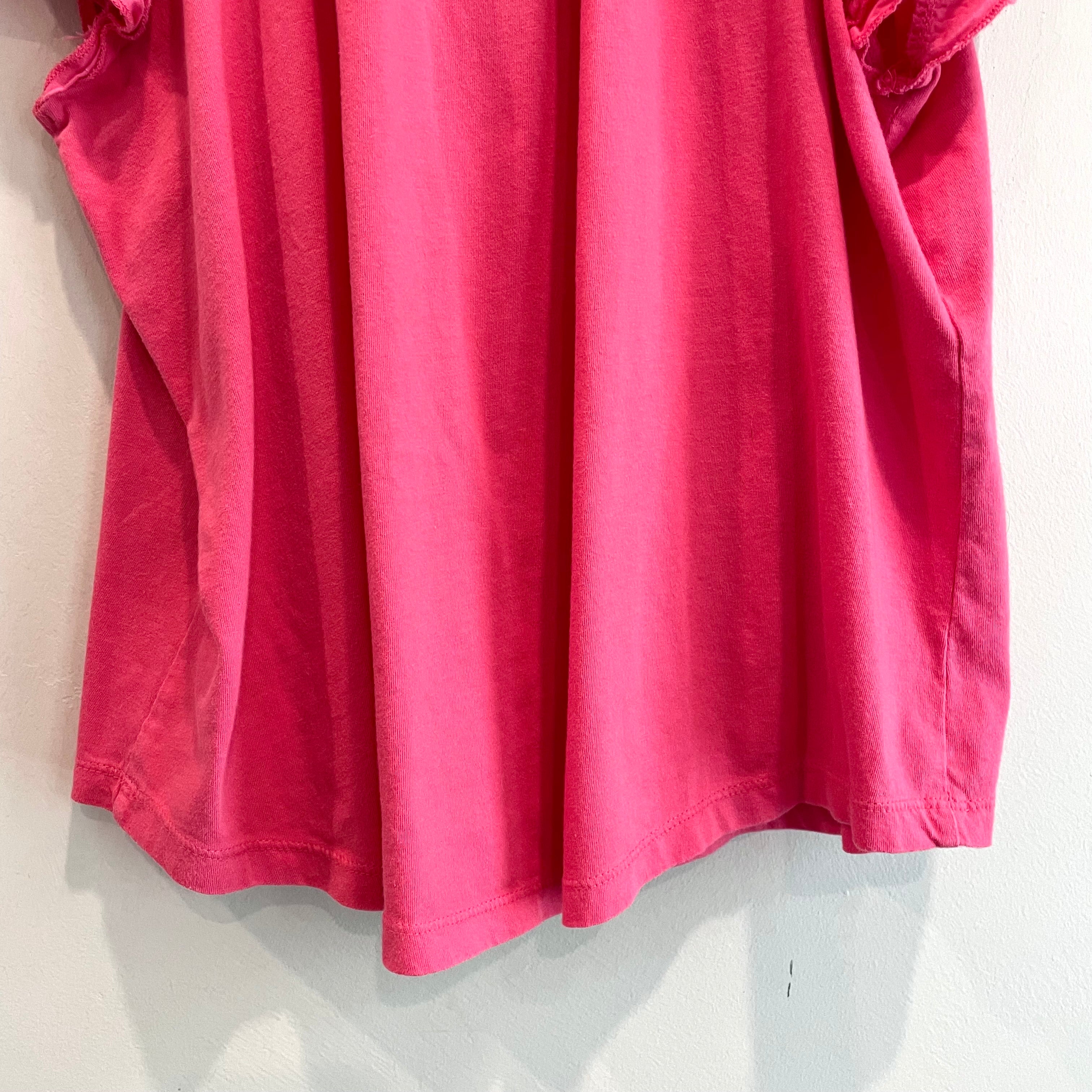 Ruffle V-Neck Top