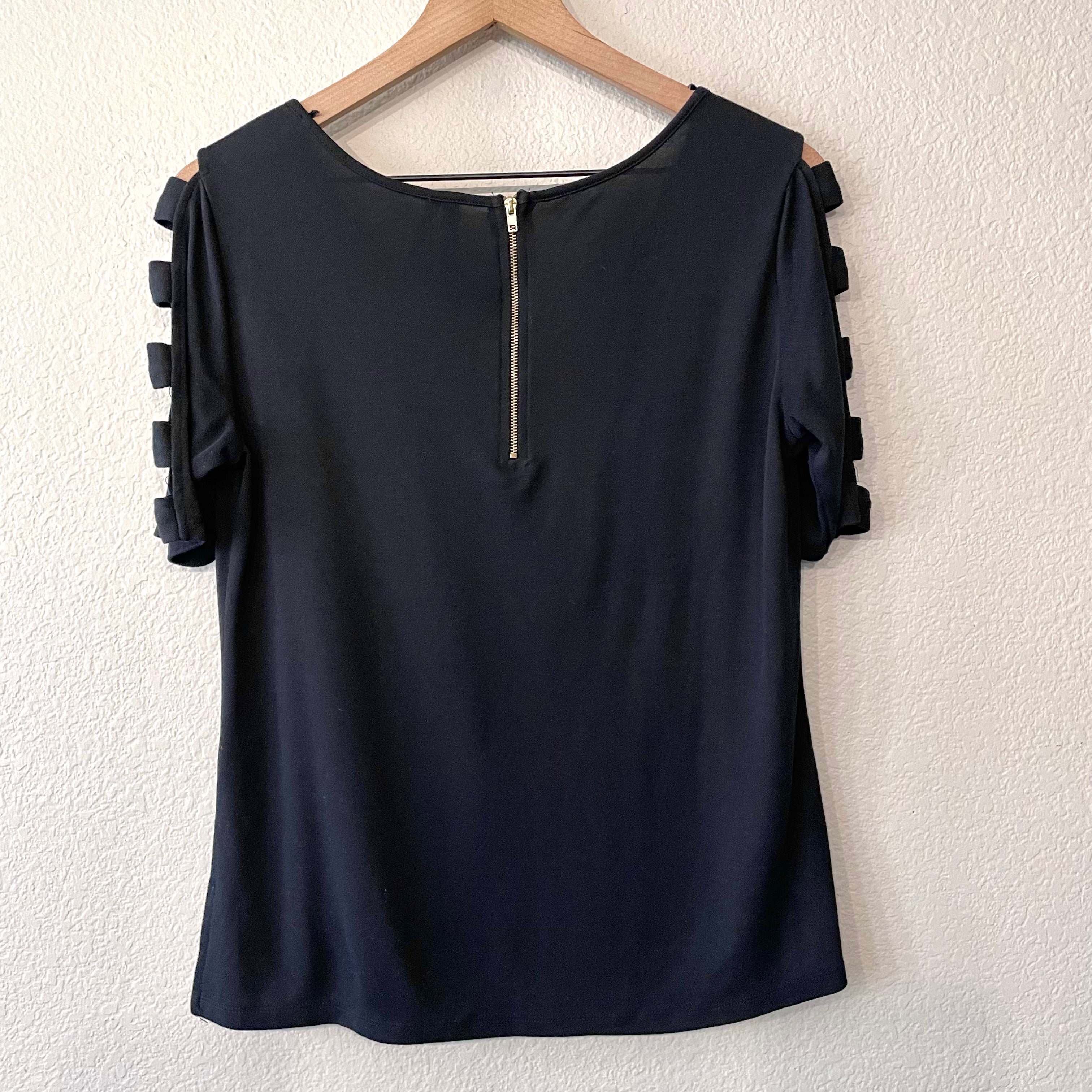 Ladder Open Sleeve Top