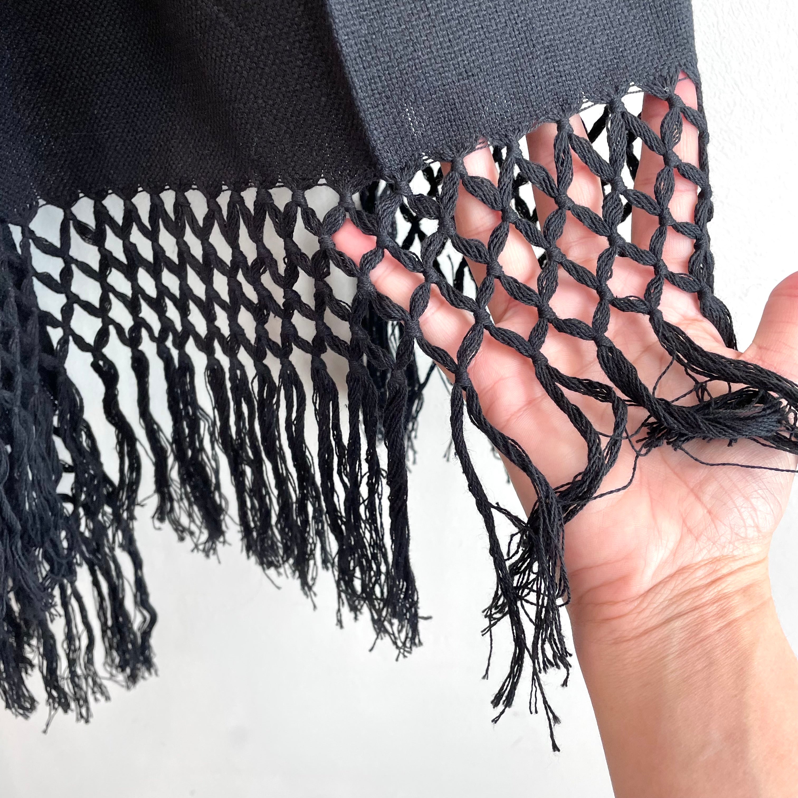 Braided Fringe shawl Scarf