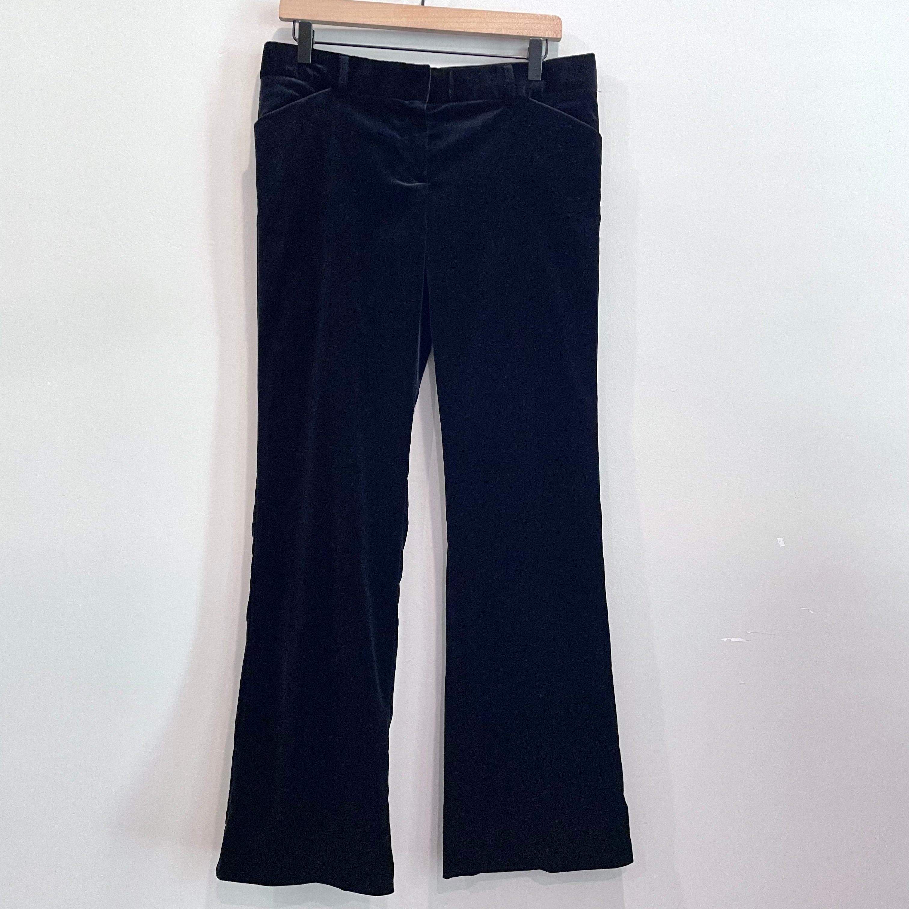 Velvet Bootcut Dress Pants