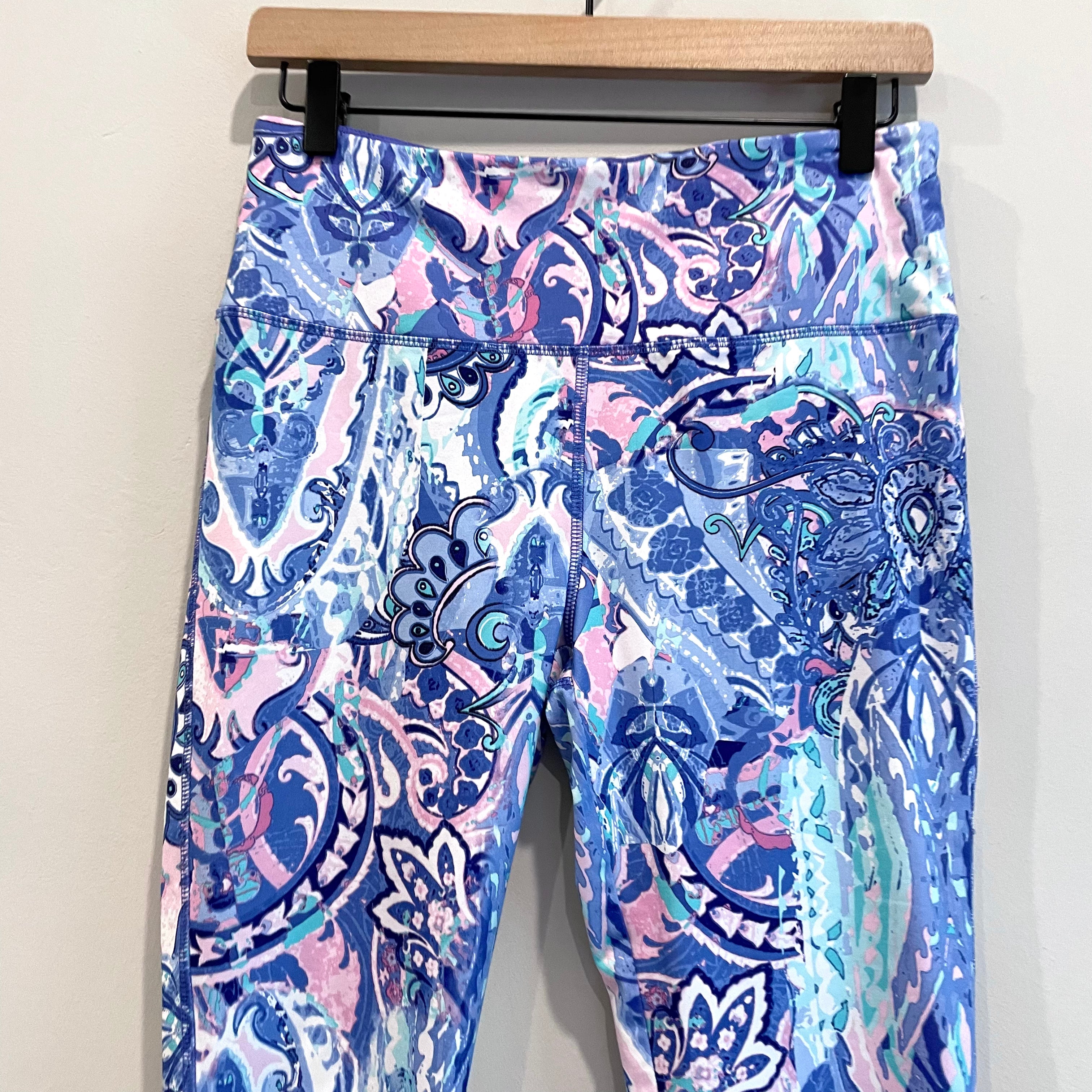 Paisley Cropped Leggings