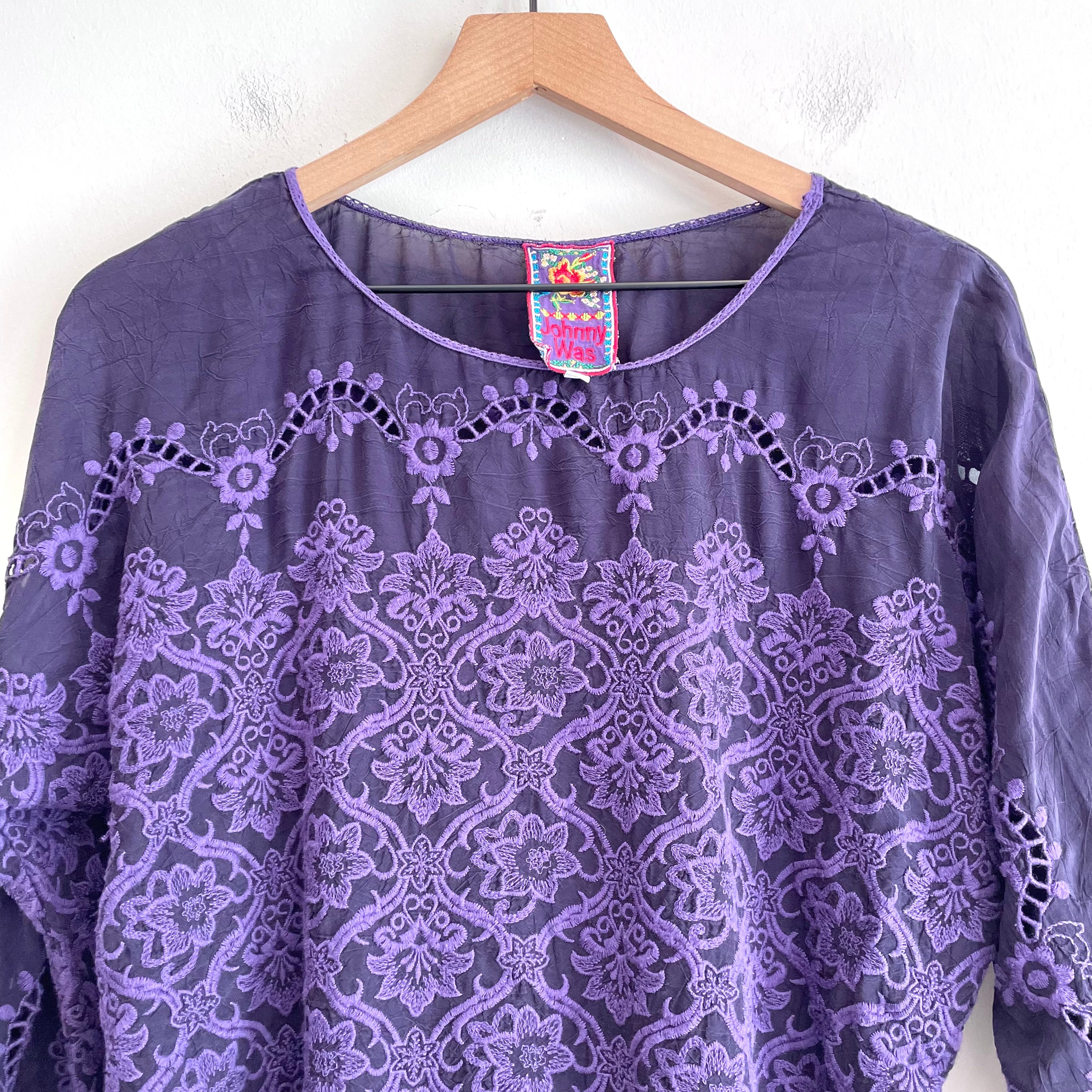 Dolman Embroidered Top