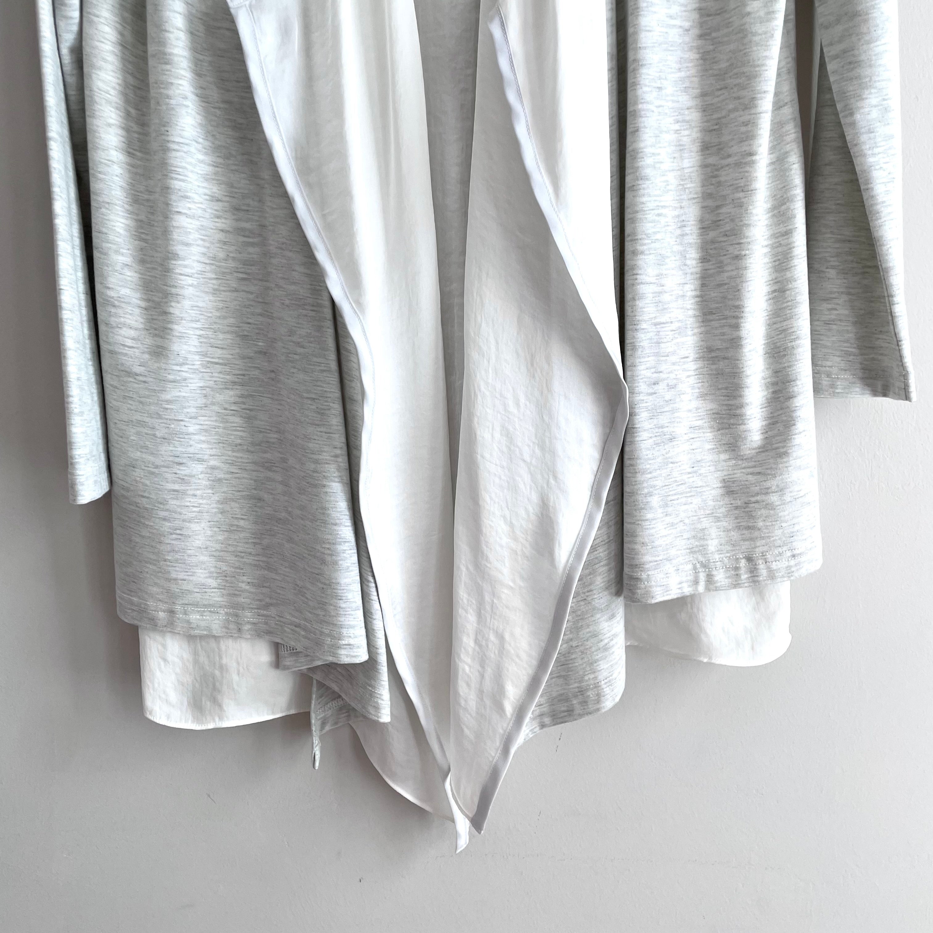 Satin Layered Cardigan