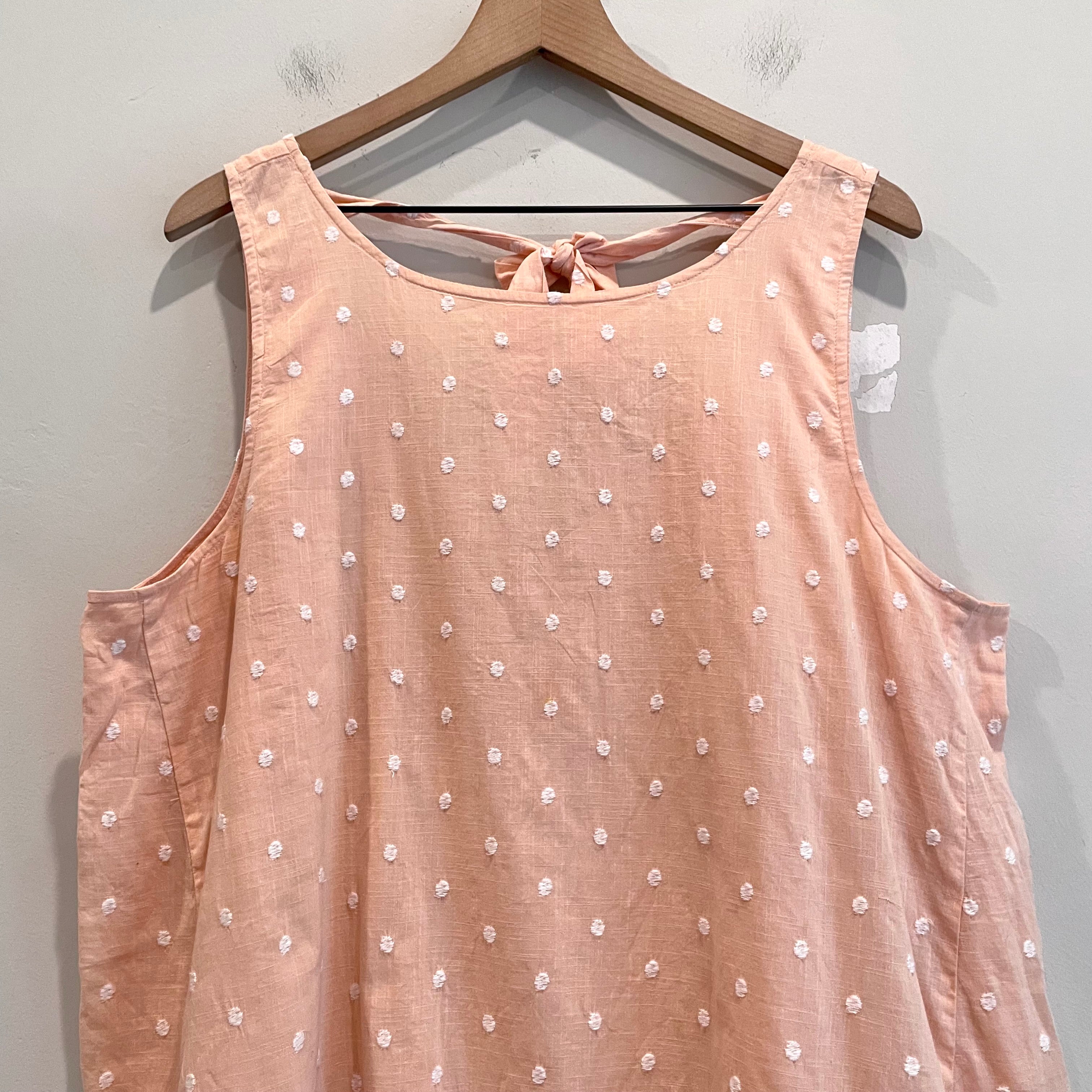 Polka Dot Bow Back Dress