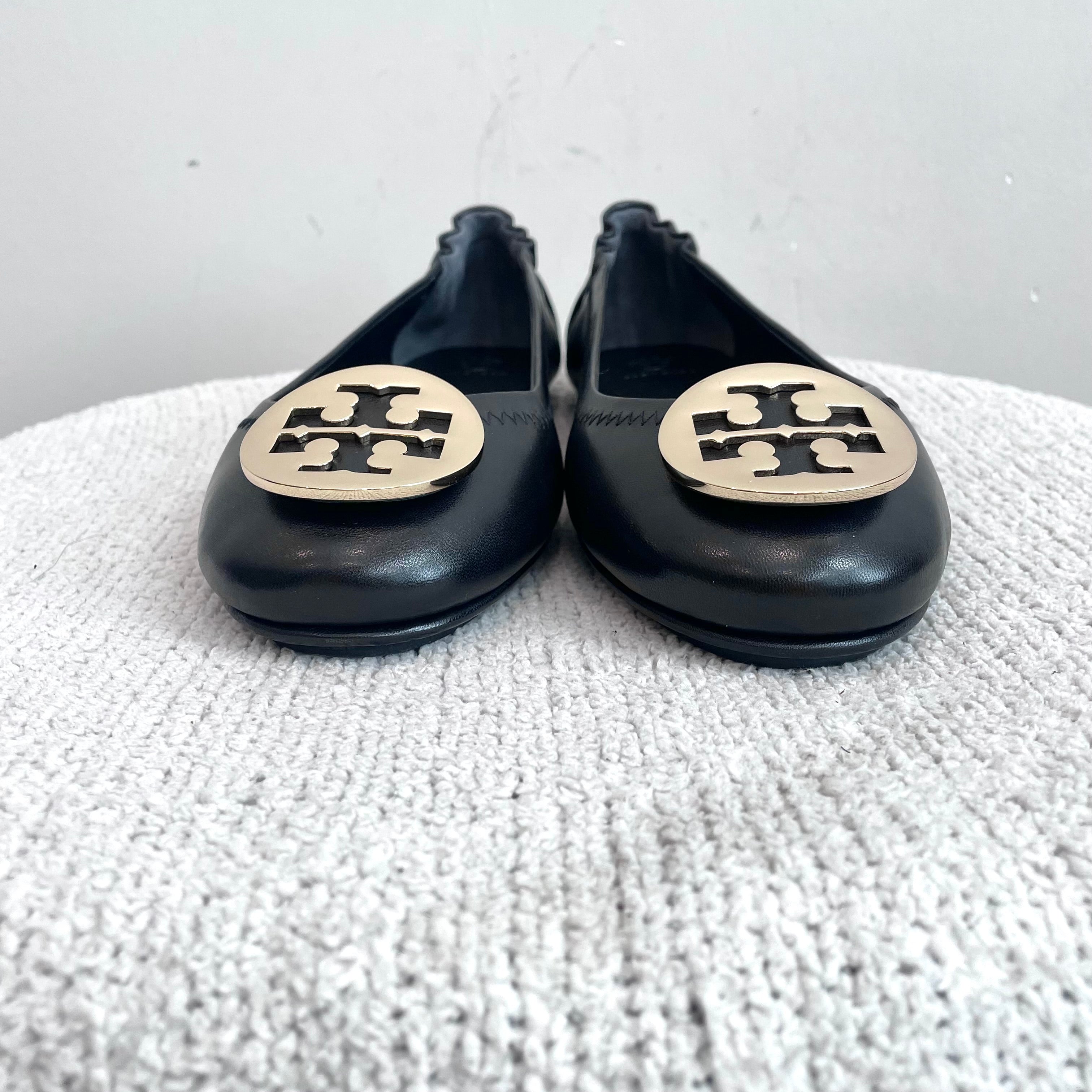 Leather Travel Ballet Flats