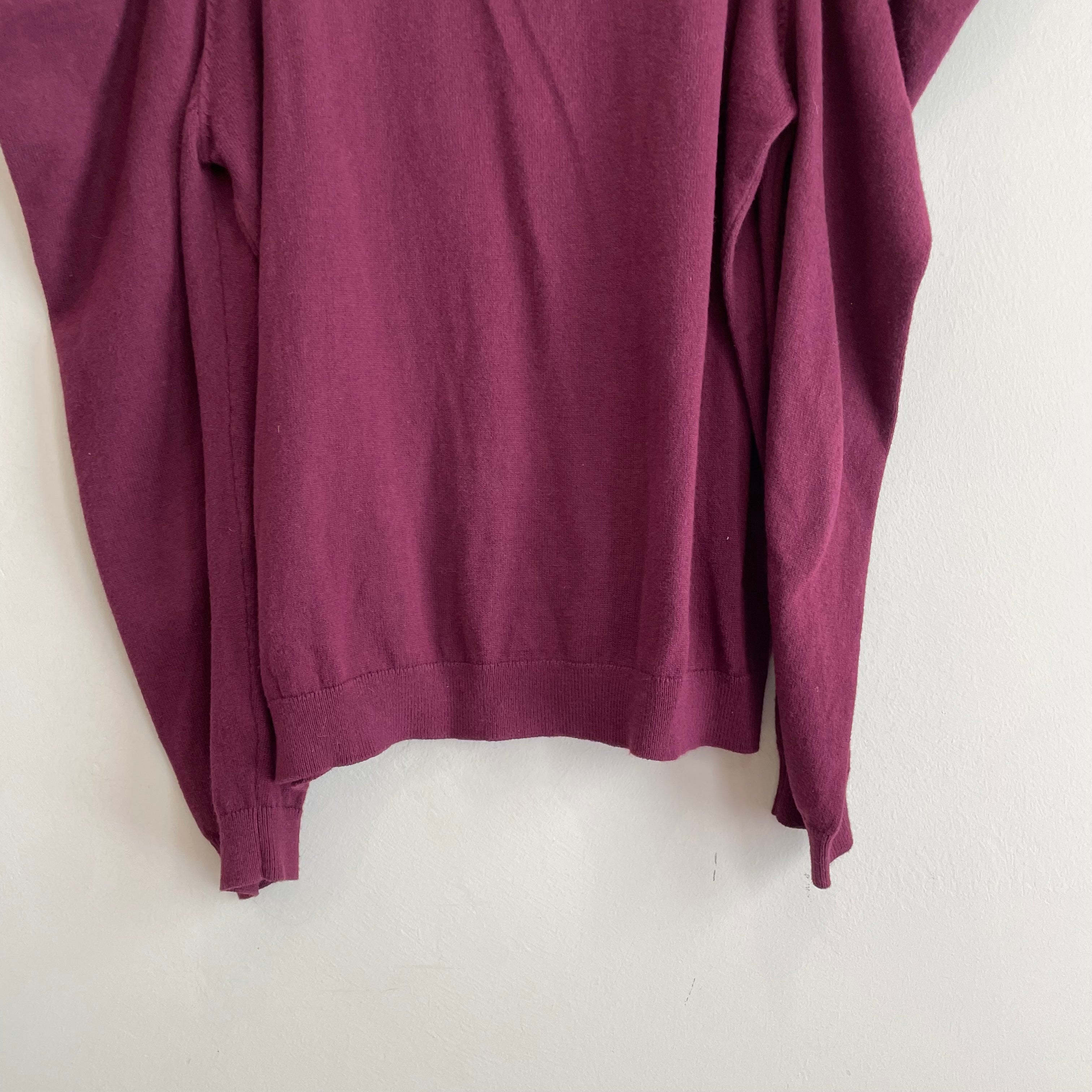 Puff Shoulder Turtleneck Sweater