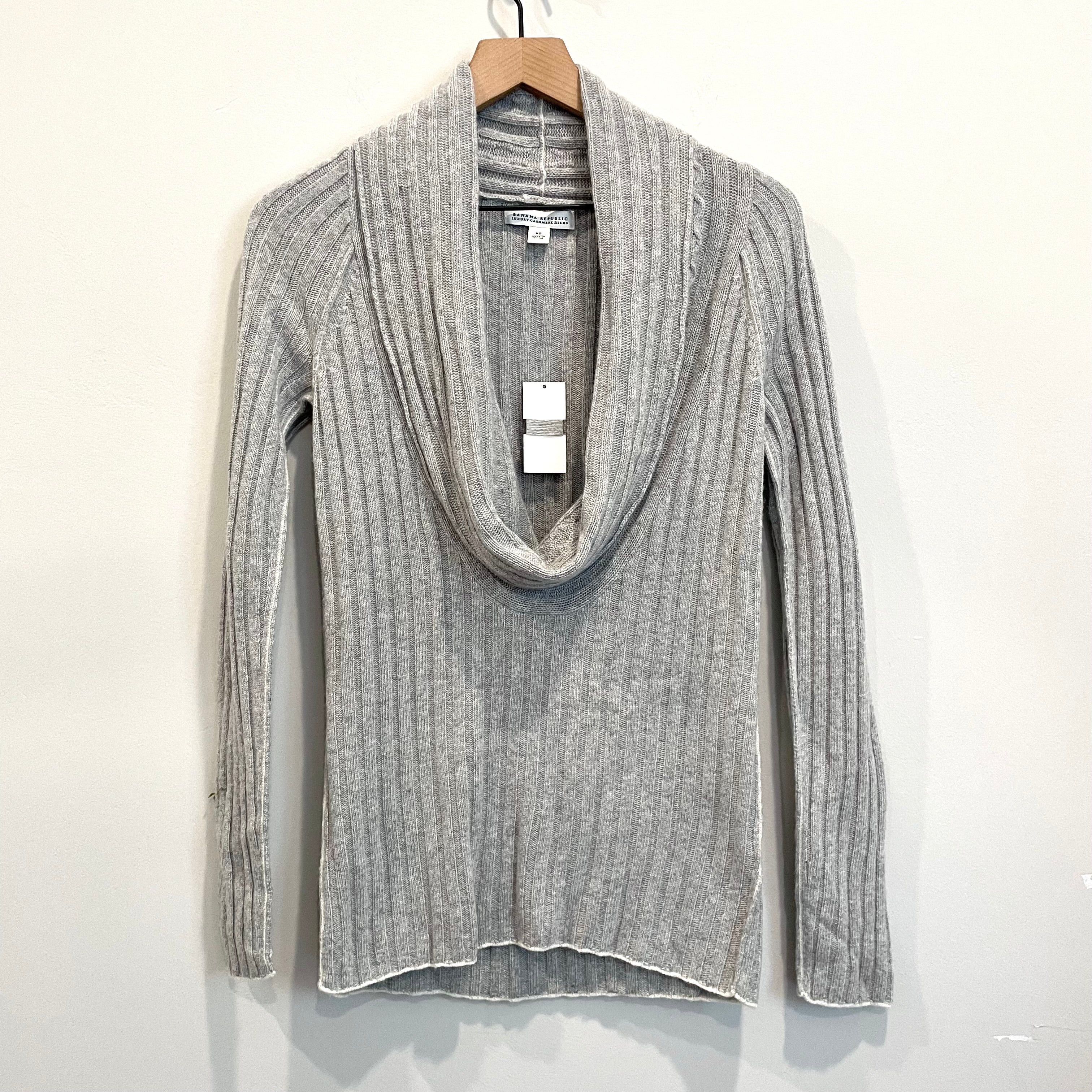 Draped Cowl Neck Sweater