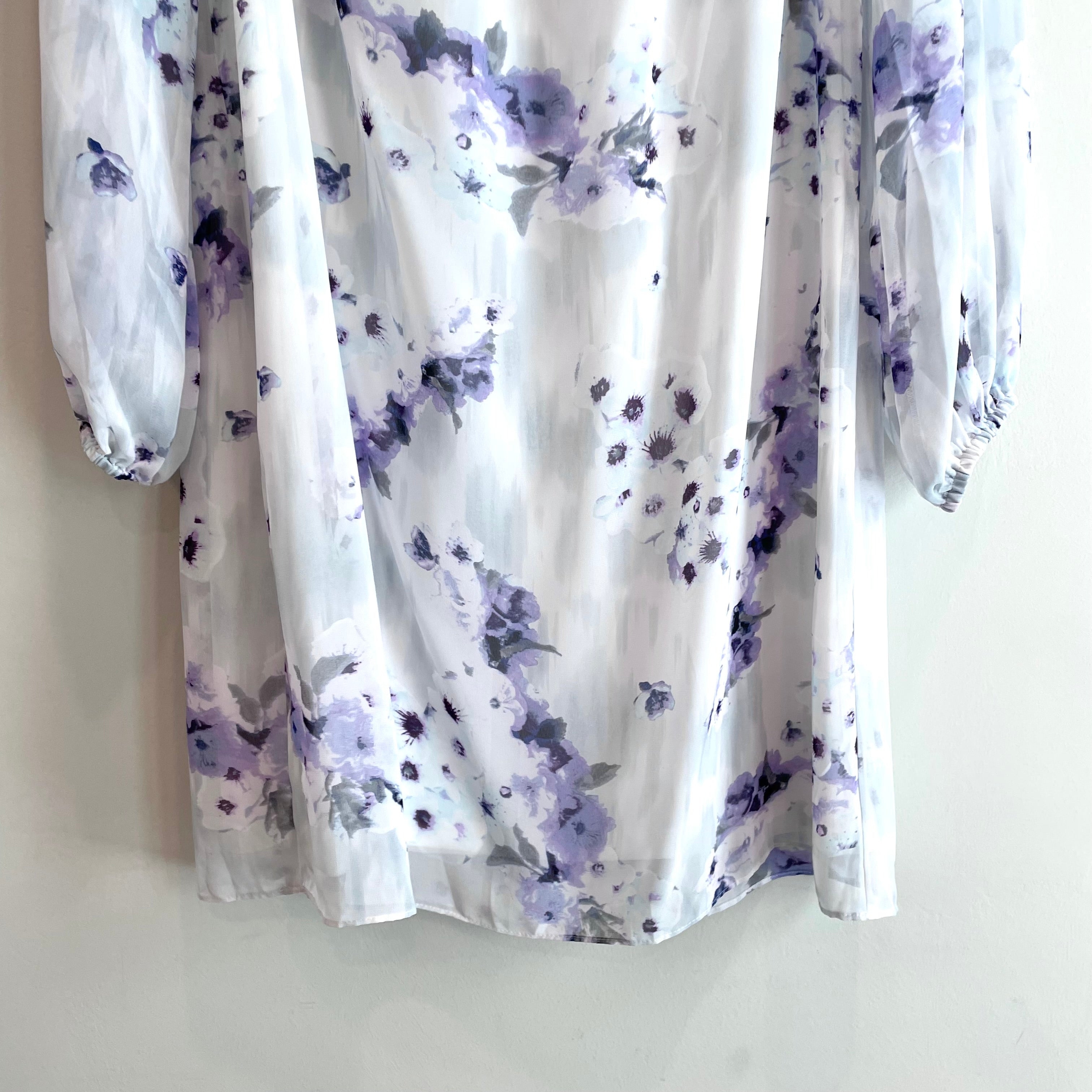 Floral Off Shoulder Shift Dress