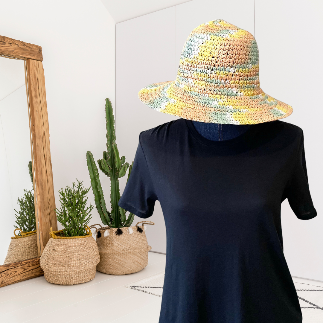 Raffia Pastel Hat