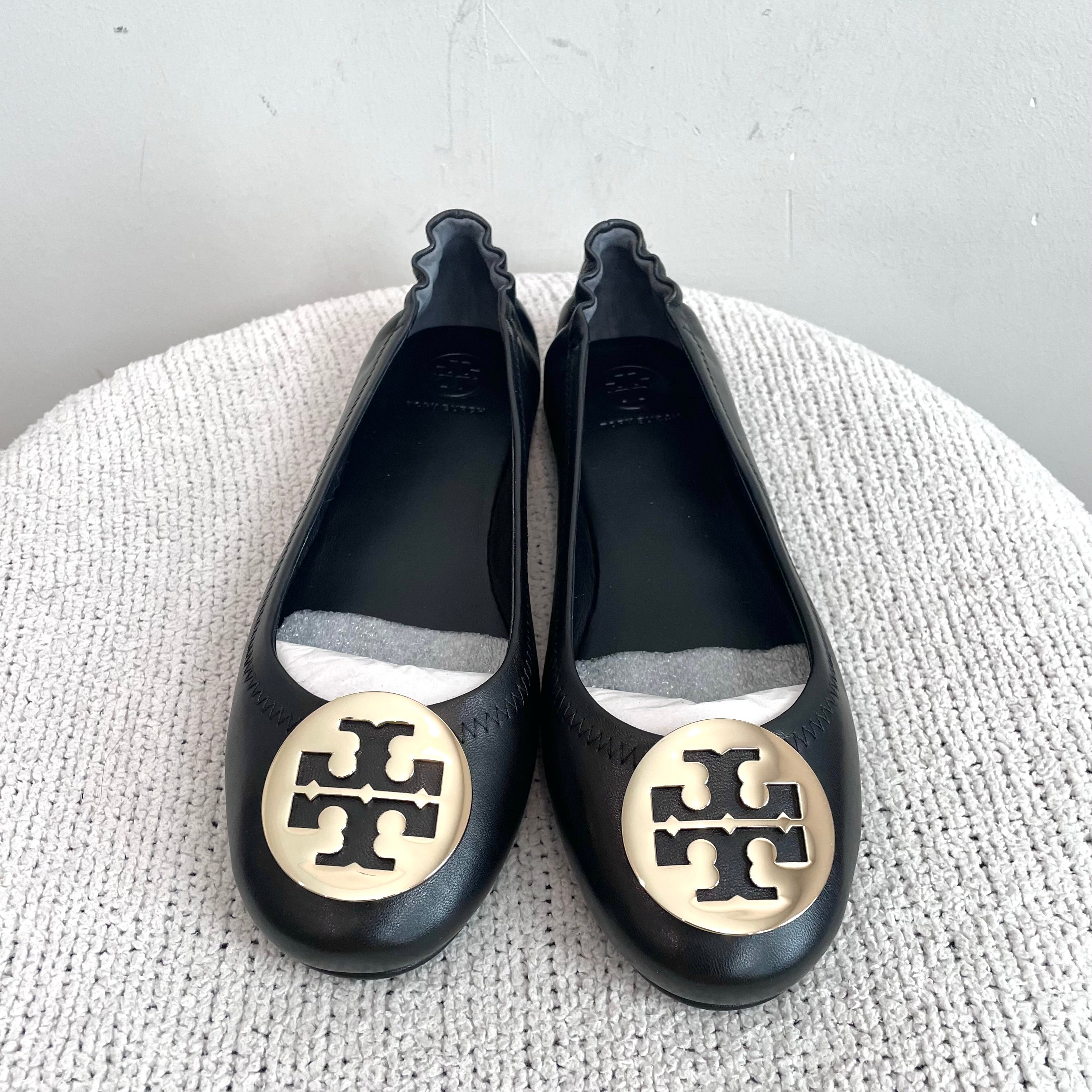 Leather Travel Ballet Flats