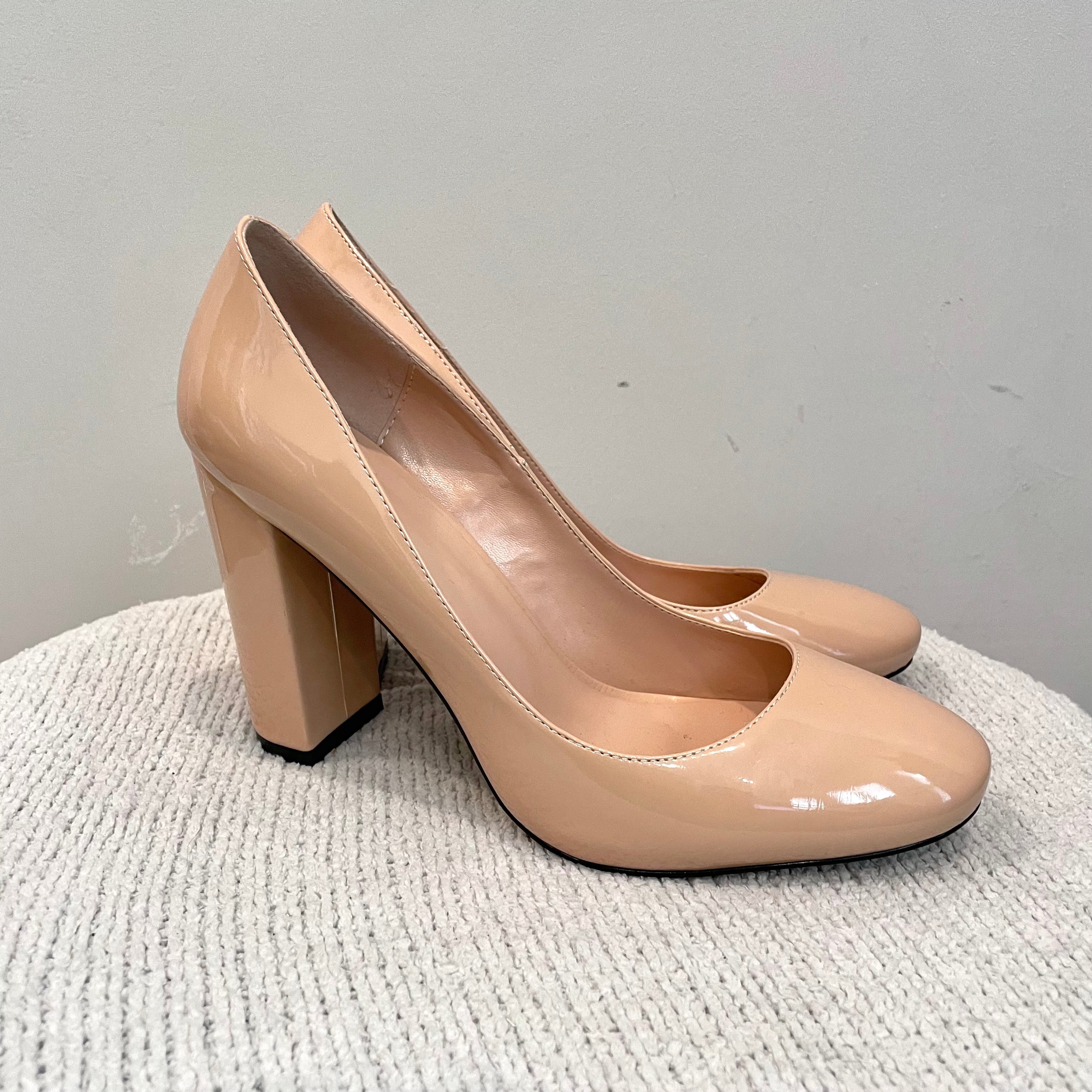 Patent Faux Leather Pump