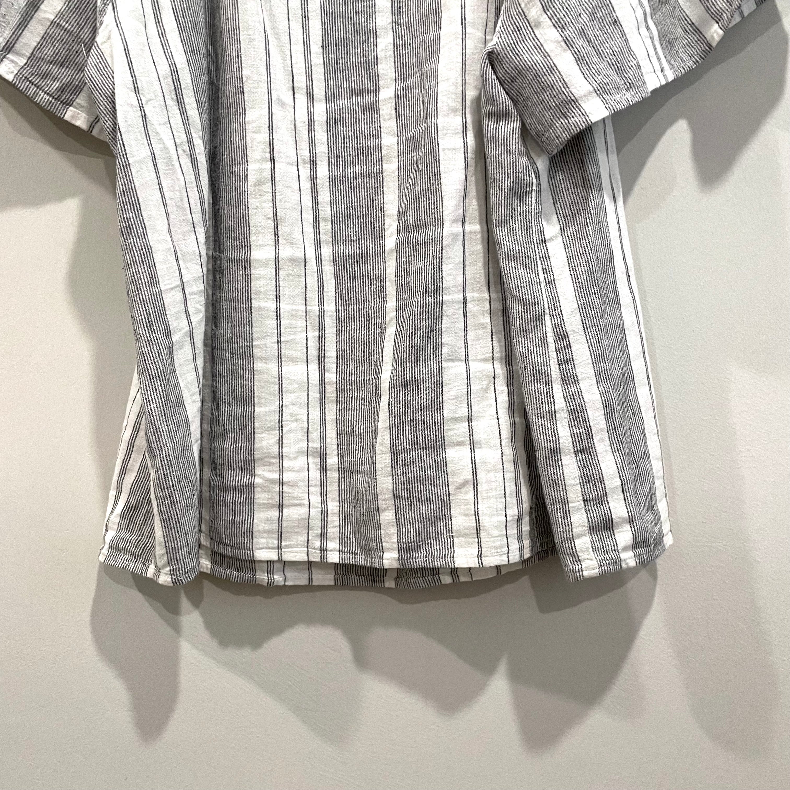 Striped Linen Blend Top