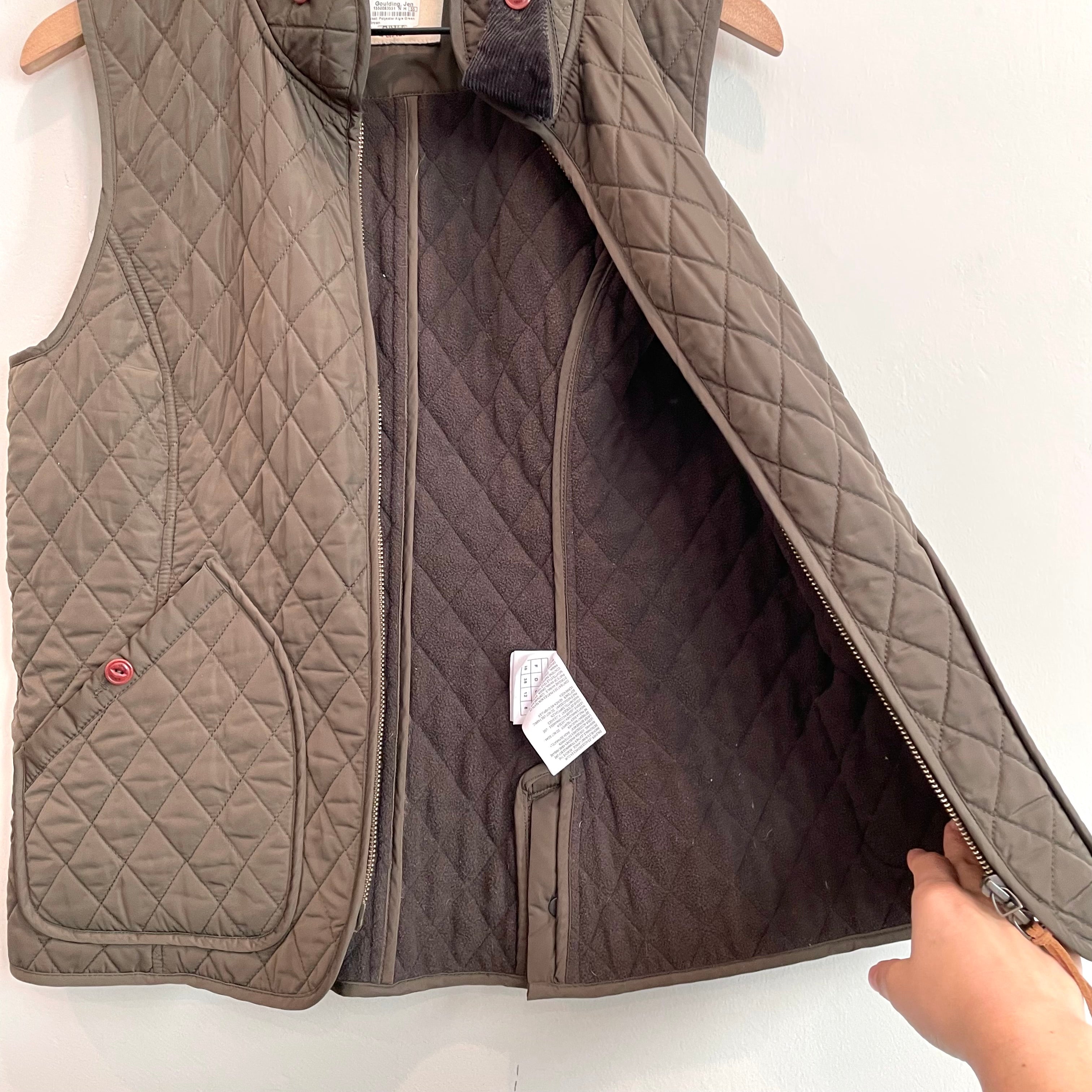 Quilted Fleece Lined Vest