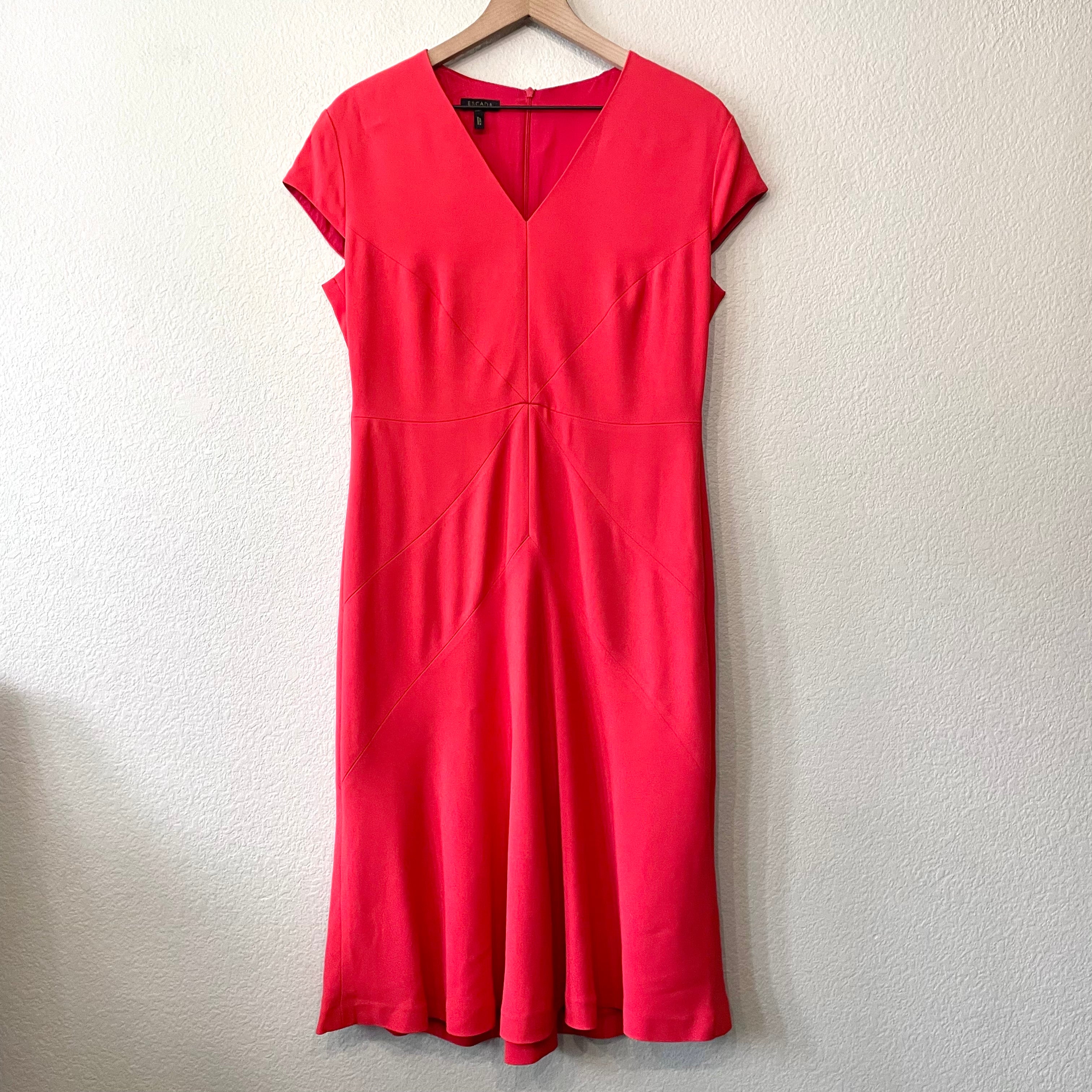 V-Neck Sheath Dress