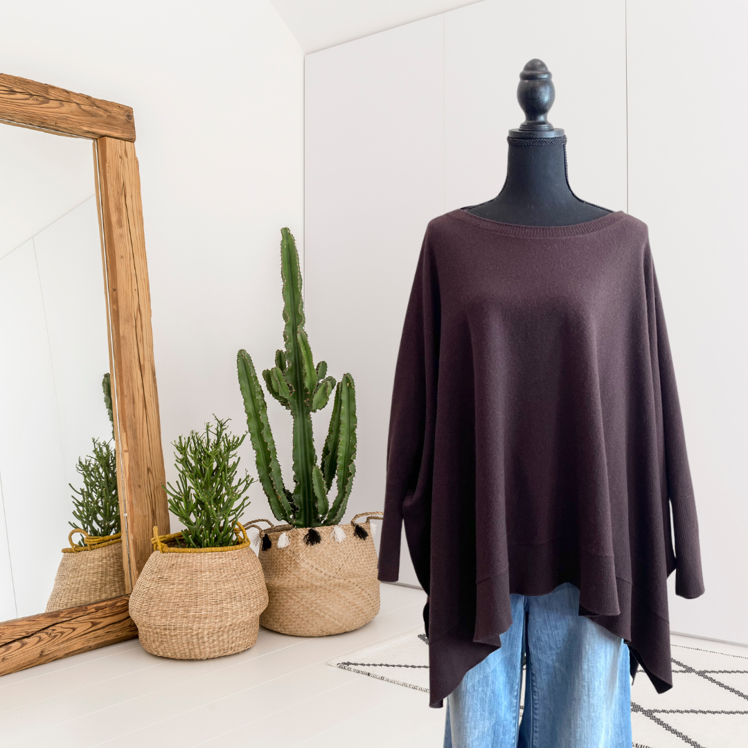 Cashmere Oversized Dolman Sweater