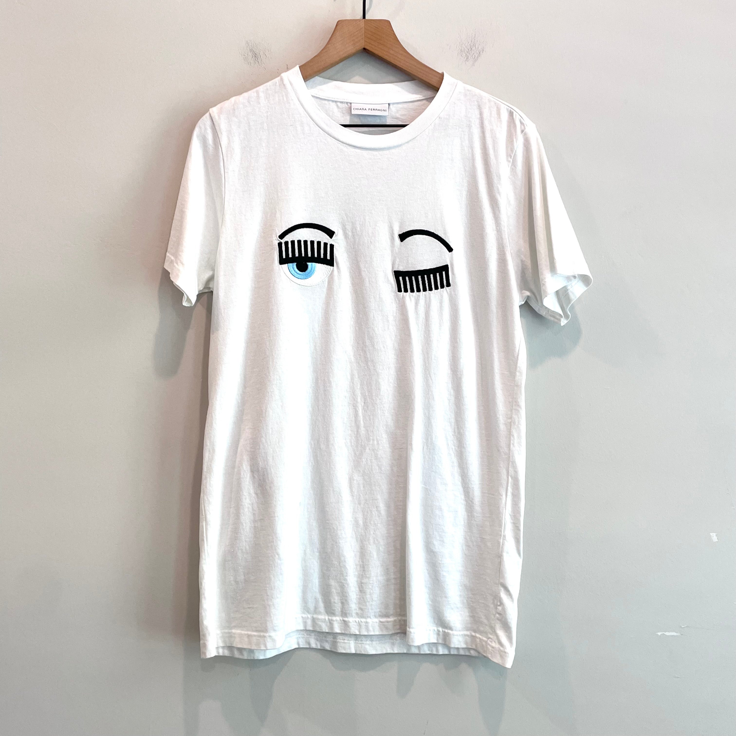 Embroidered Flirty Eye Tee