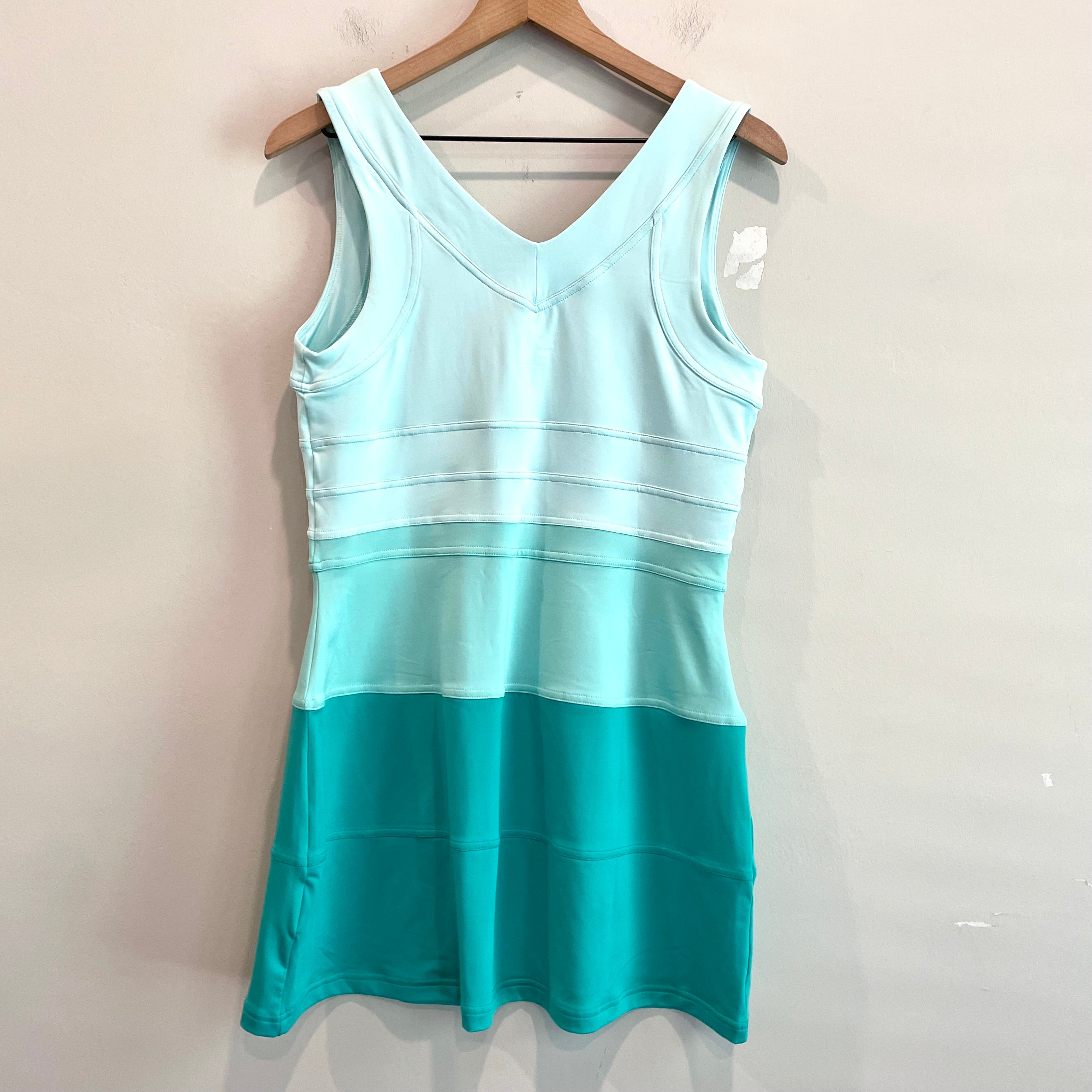 Ombré Striped Athletic Dress