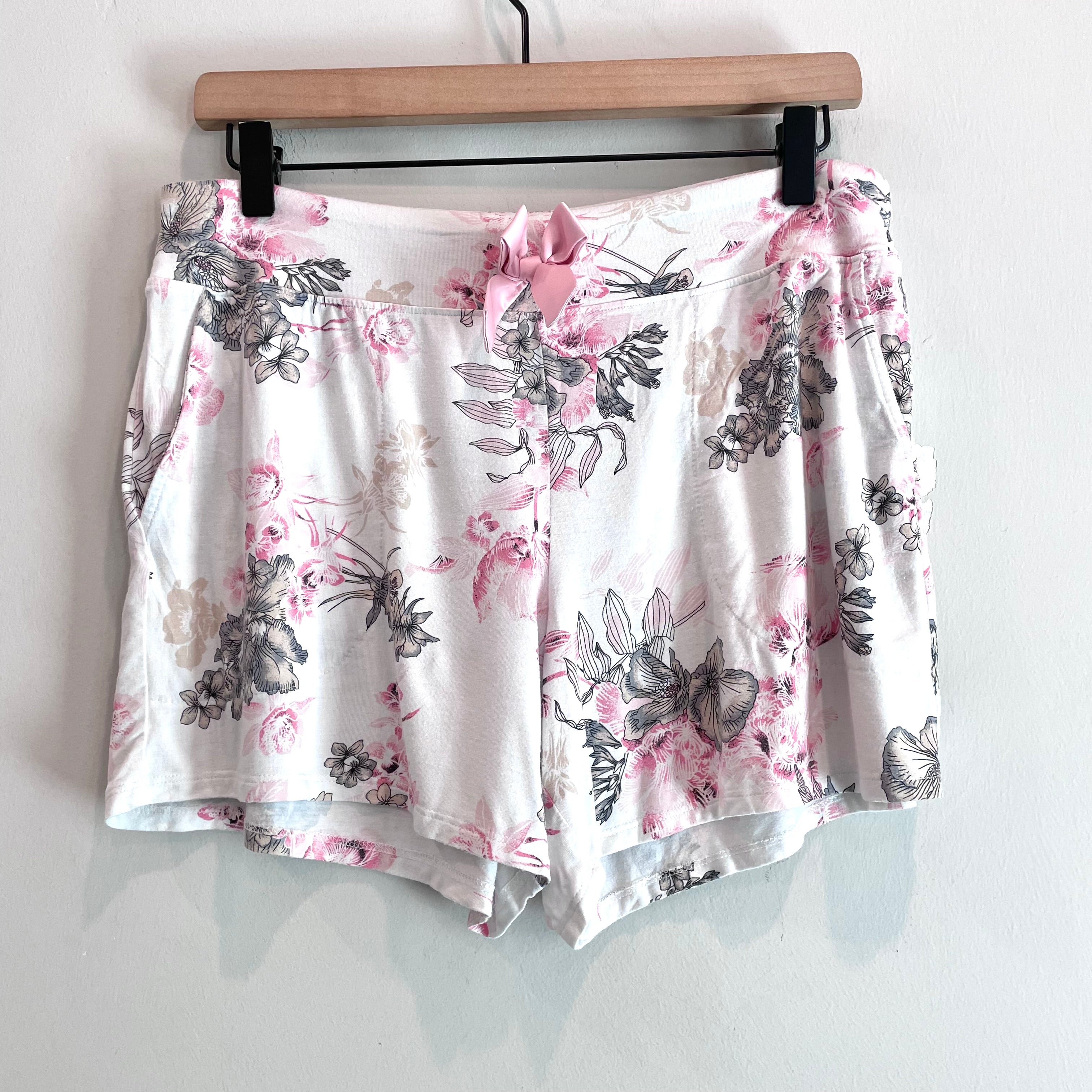 Floral Bow Front Sleep Shorts