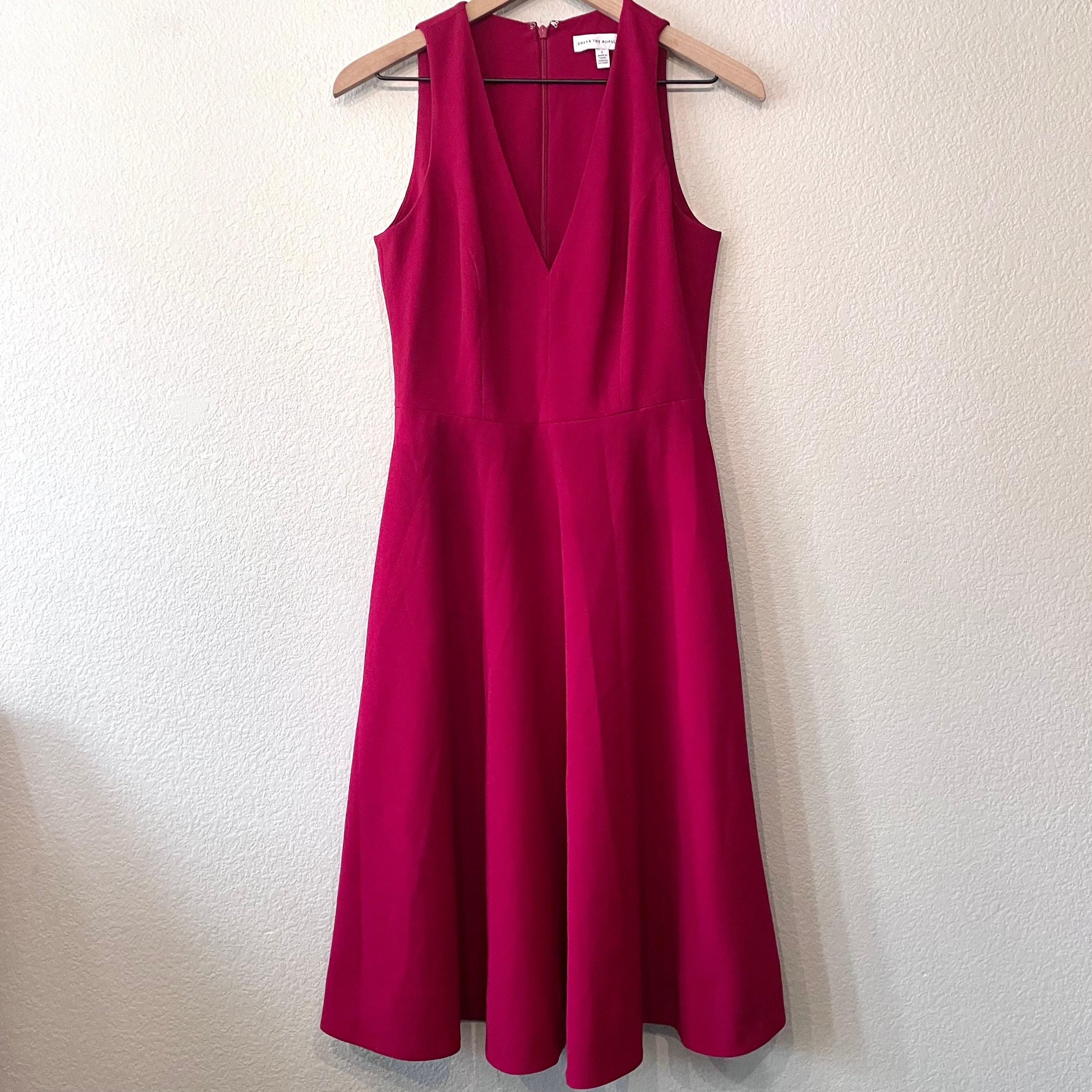 Sleeveless V-Neck Dress