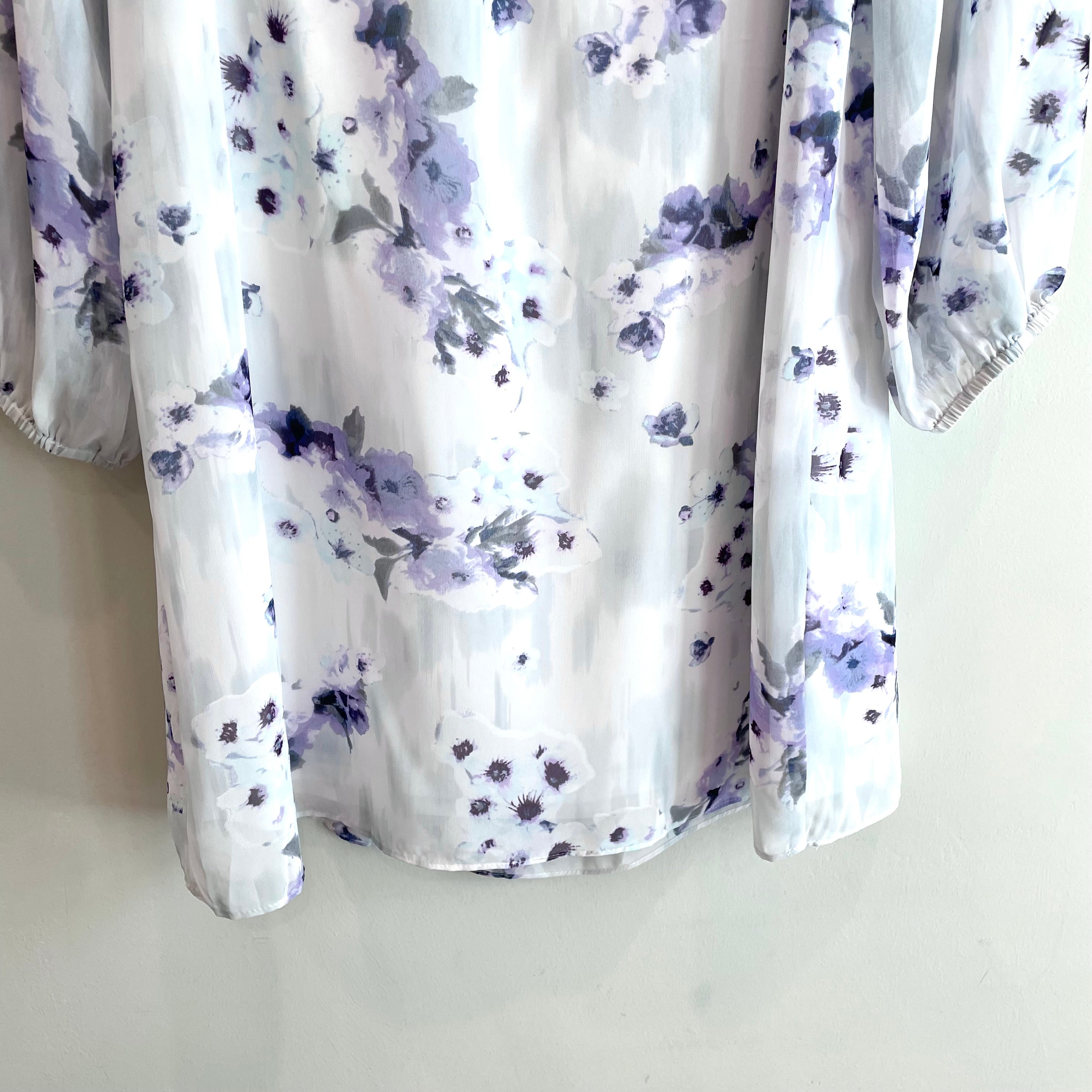 Floral Off Shoulder Shift Dress