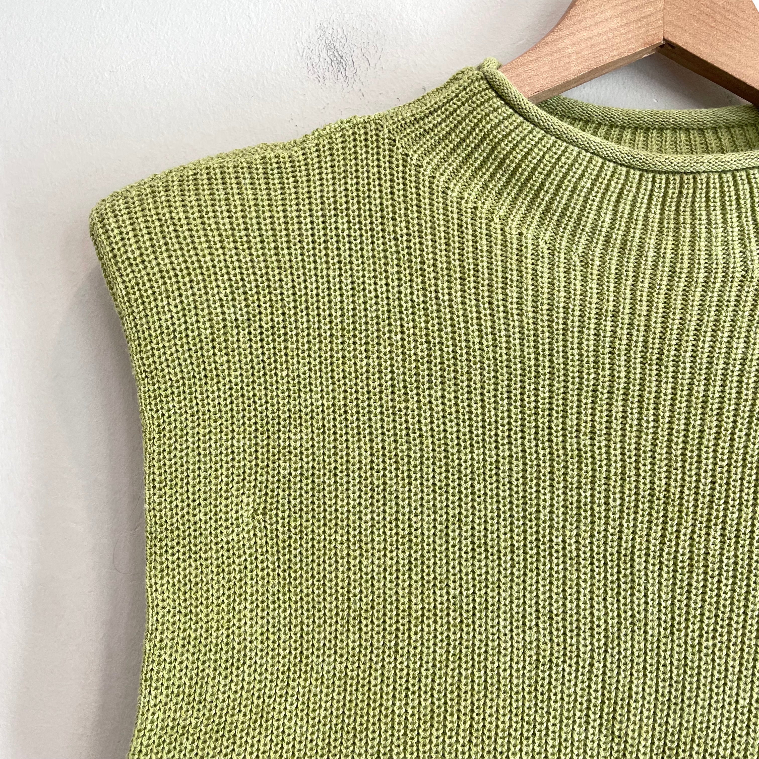 Cap Sleeve Knit Sweater