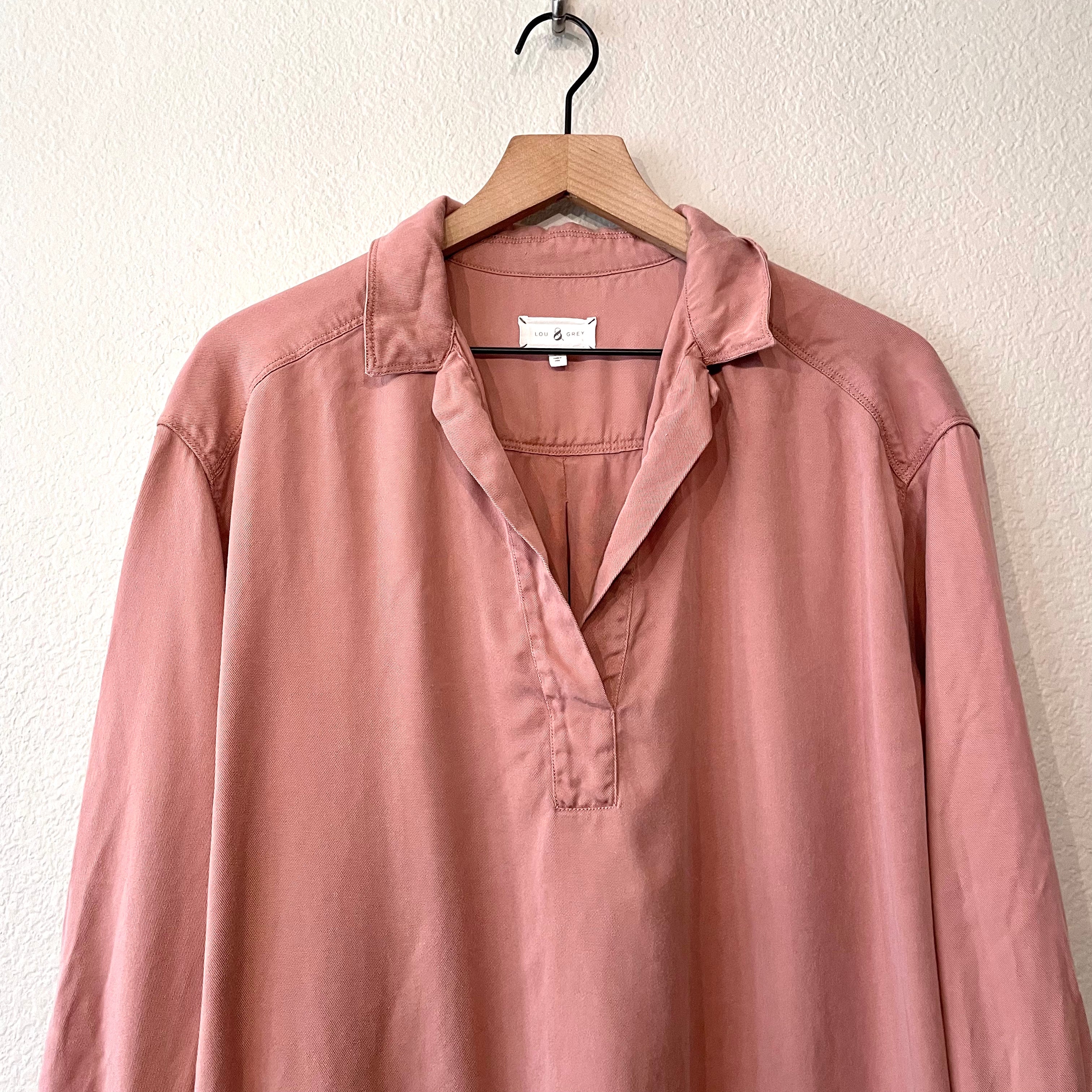 Long Sleeve V-Neck Blouse