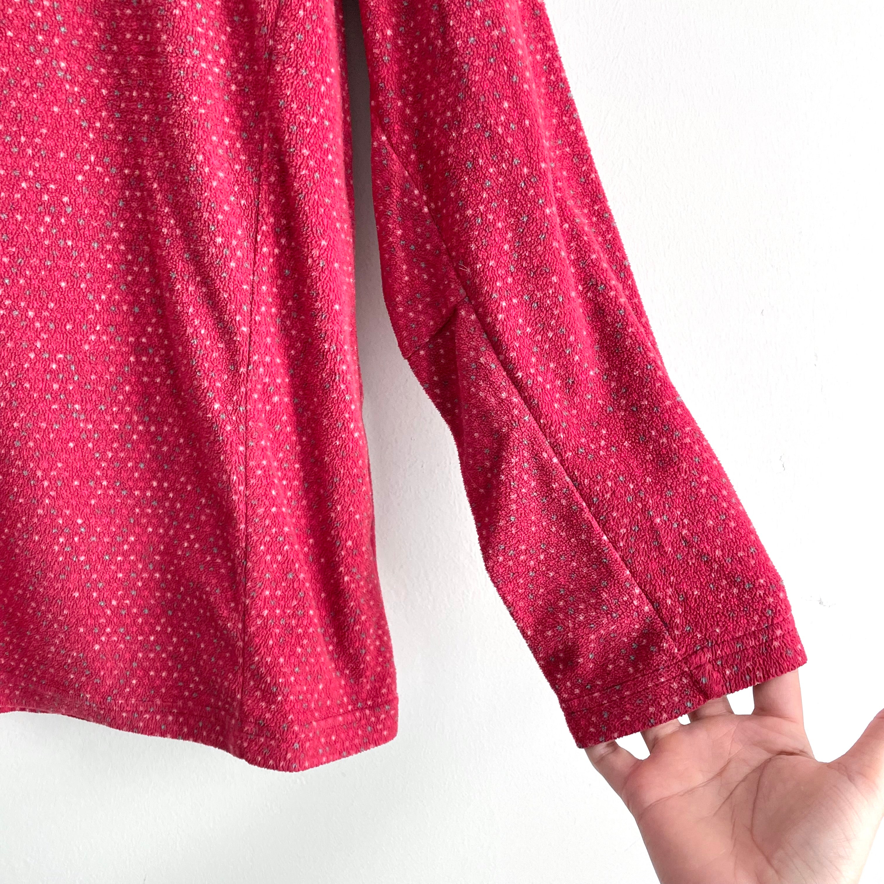 Polka Dot Fleece Sweater