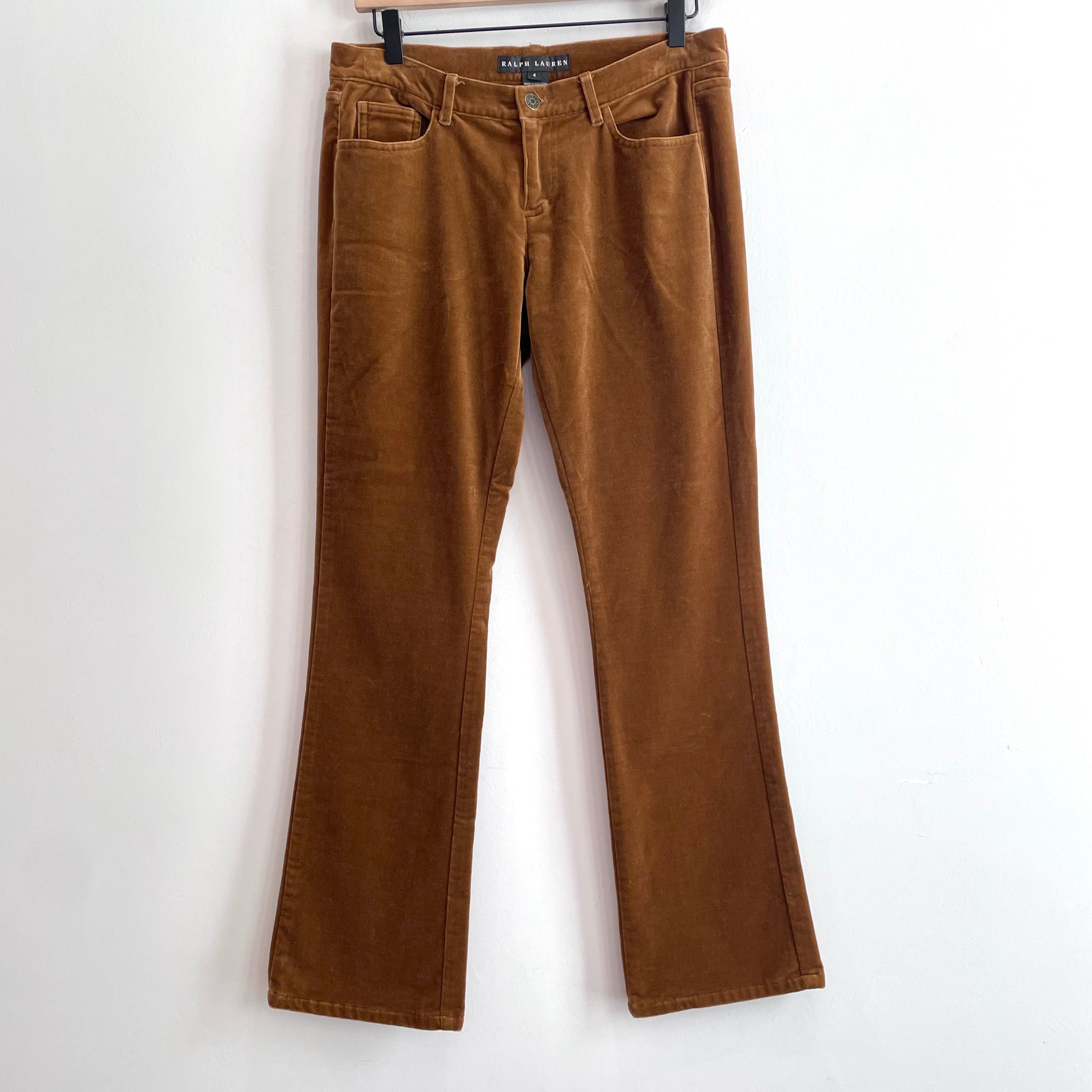 Velvet Bootcut Pants