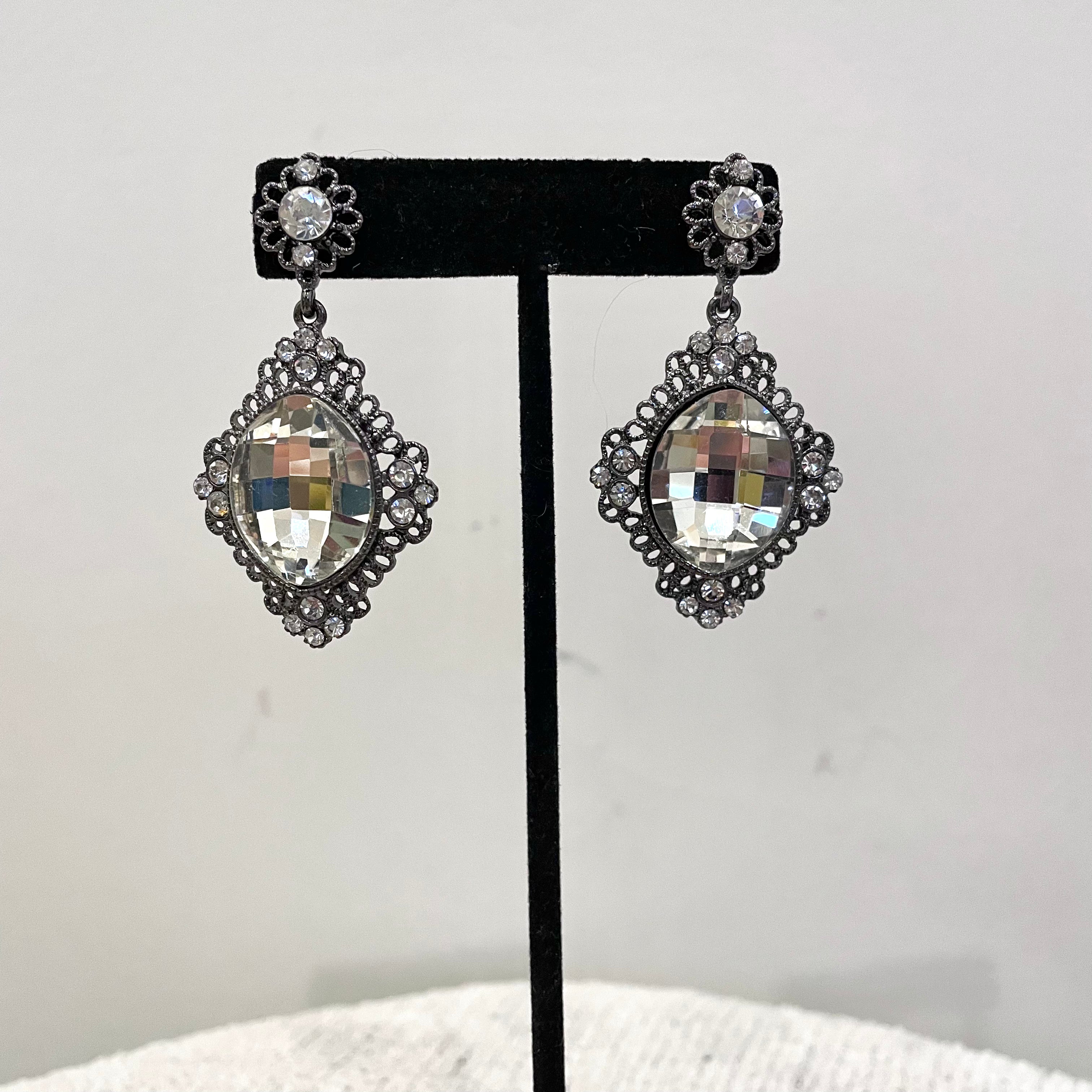 Large Crystal Earrings