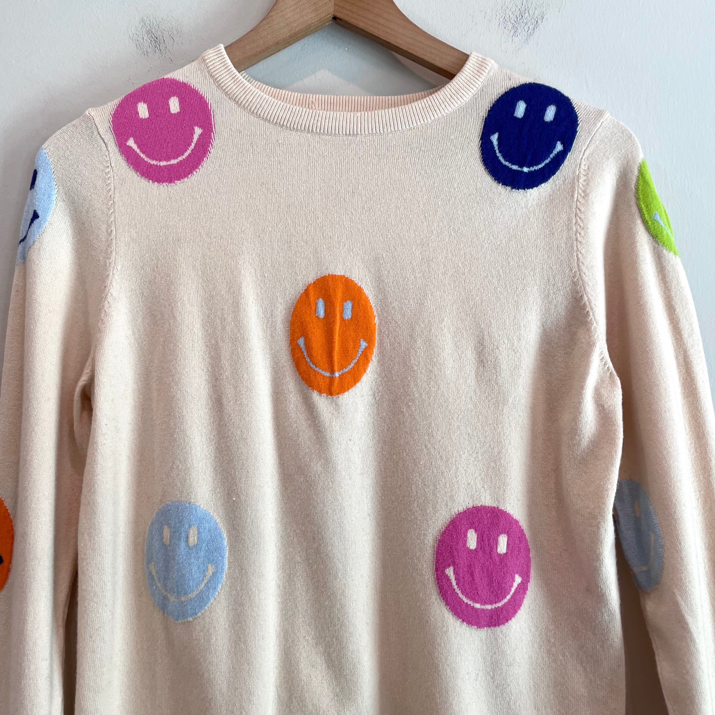 Smiley Polka Dot Sweater