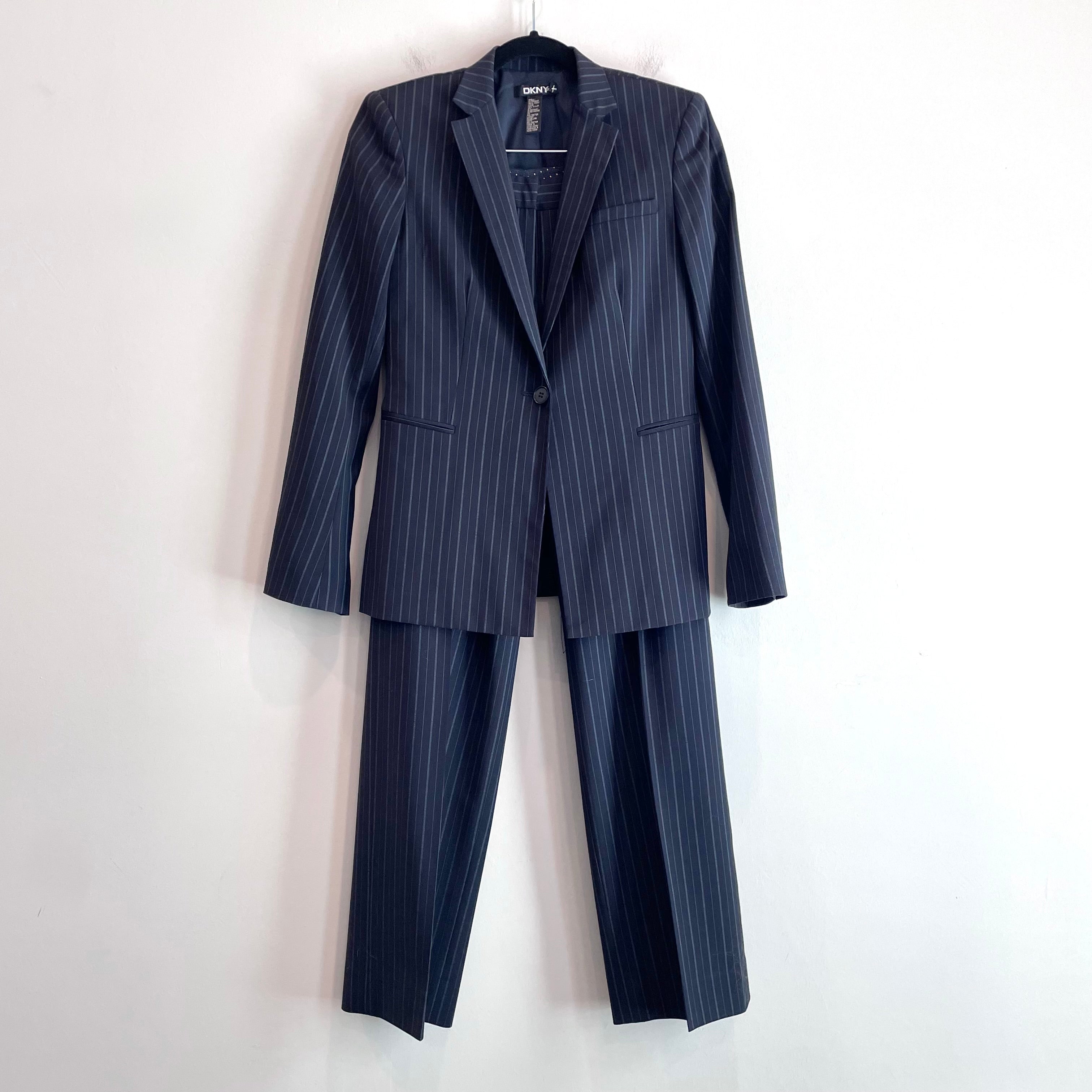 Striped 2 PC Suit Set