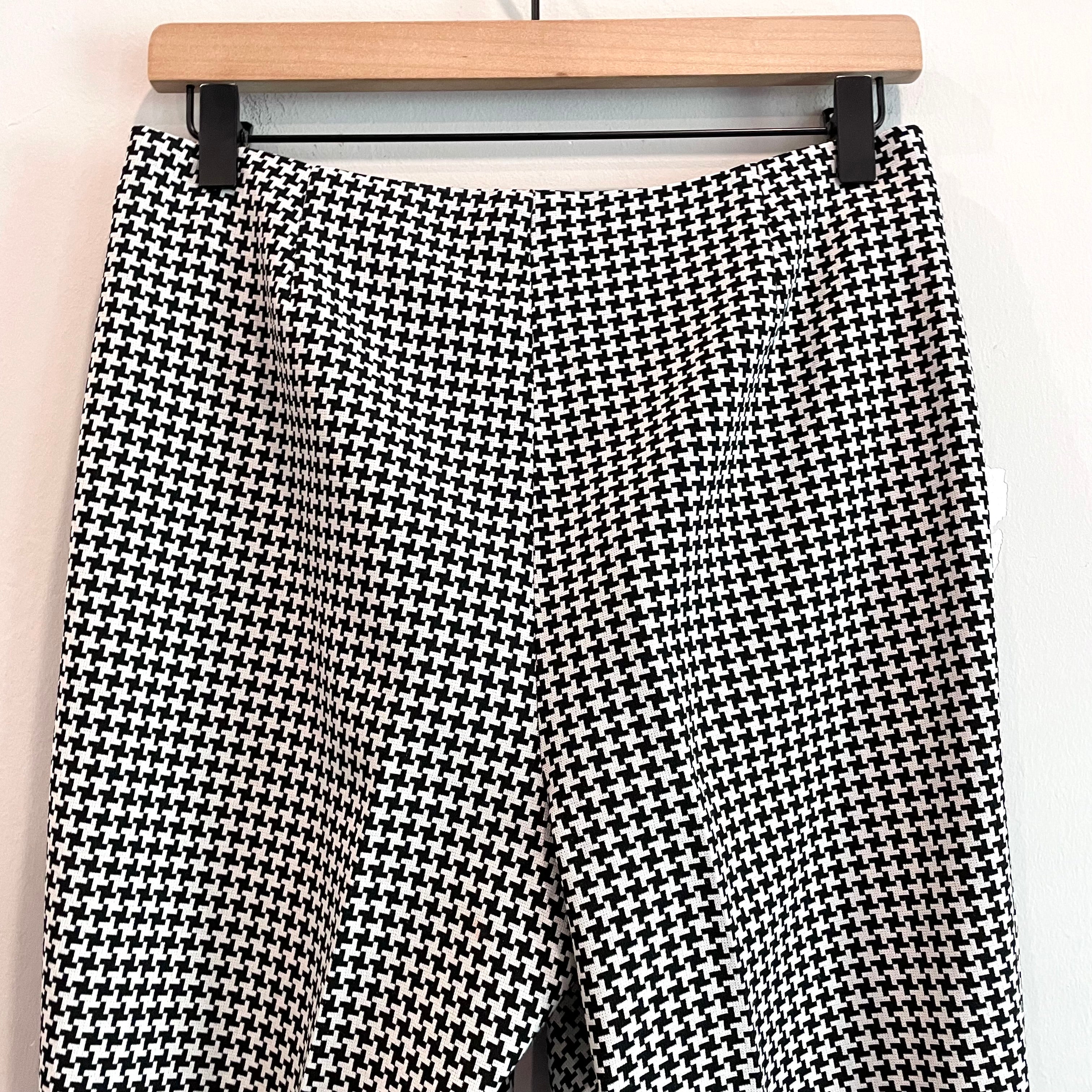 Houndstooth Plaid Pants