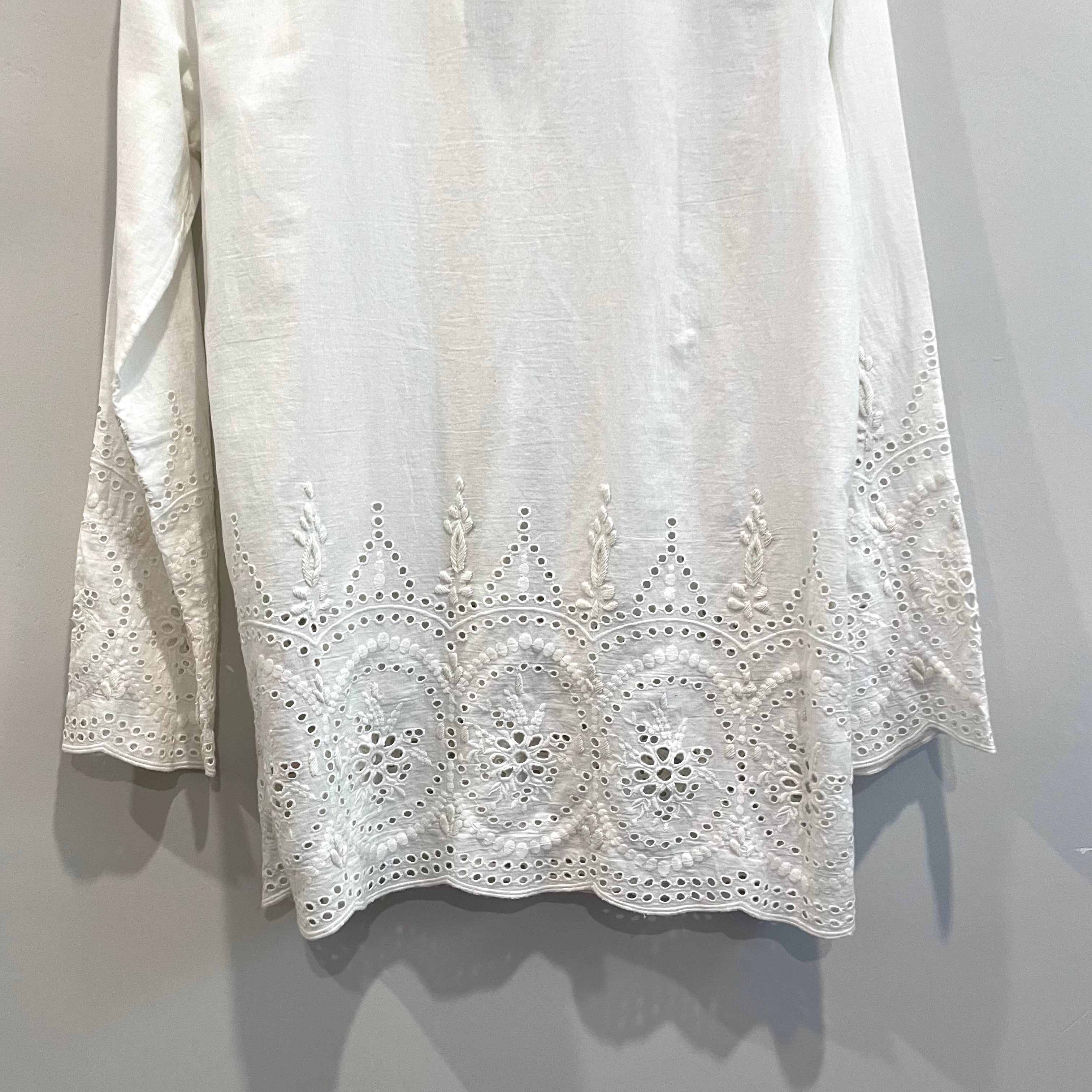 Eyelet Embroidered Tunic