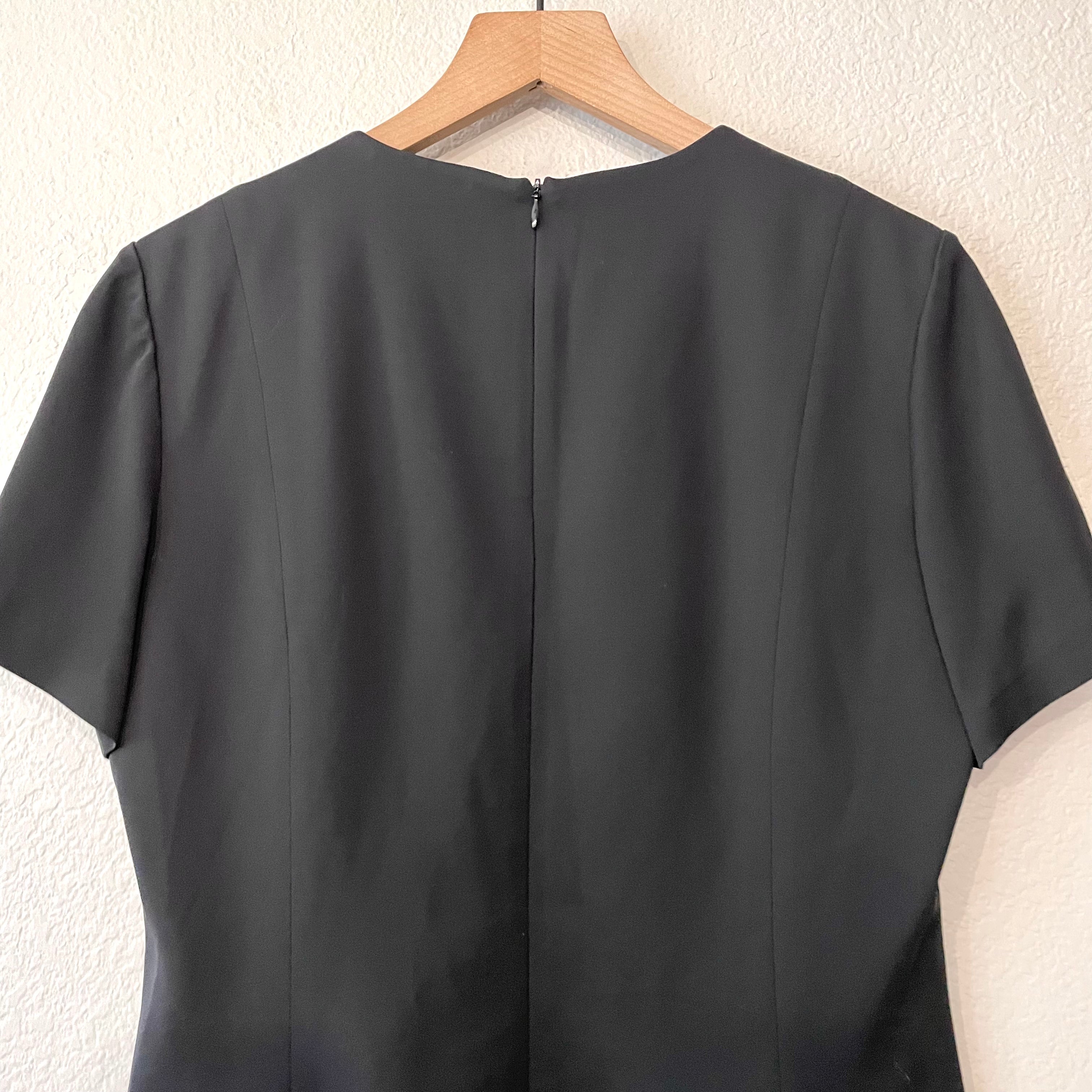 Short Sleeve Peplum Blouse