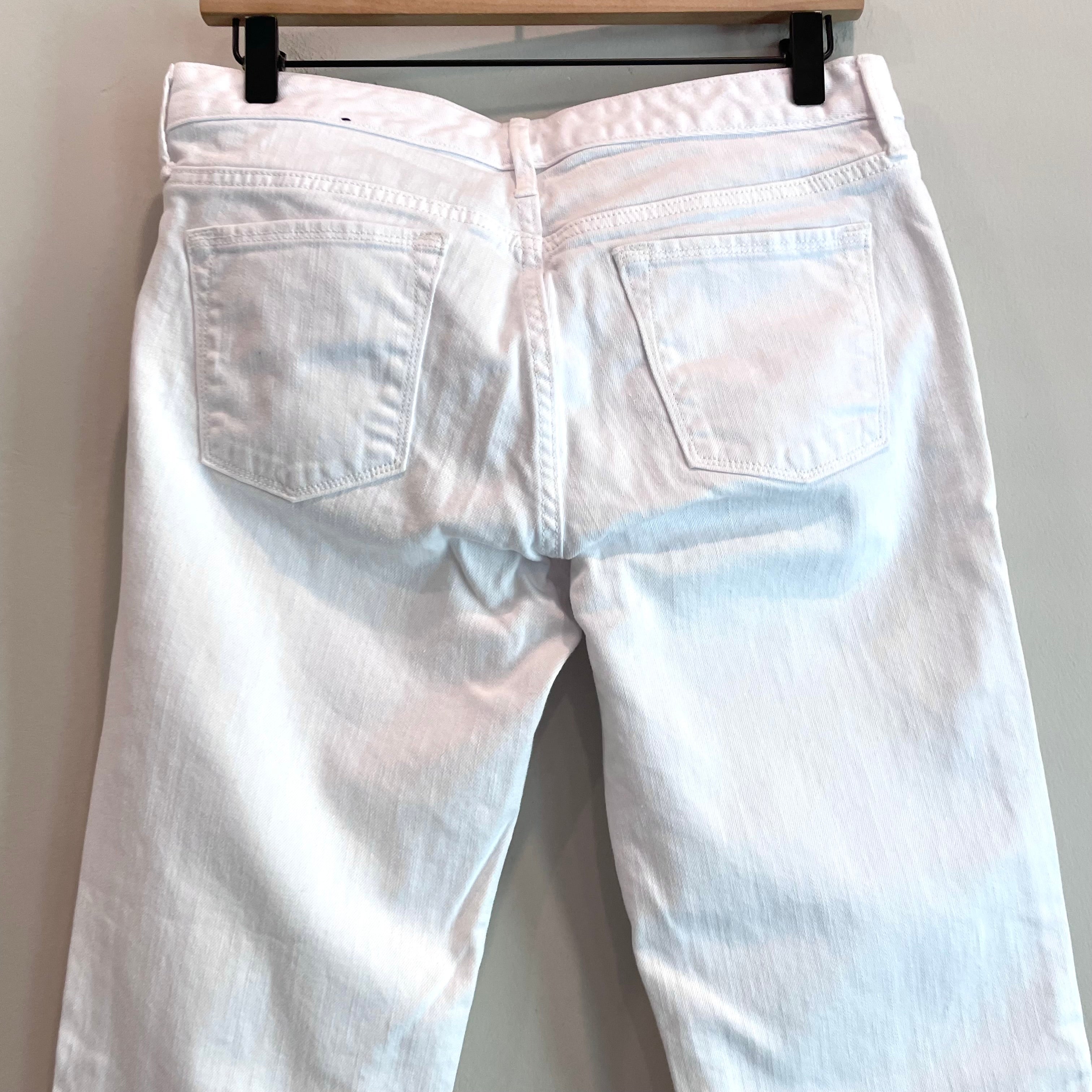 Cuff Hem Capri Jeans