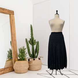 Geometric Midi Skirt