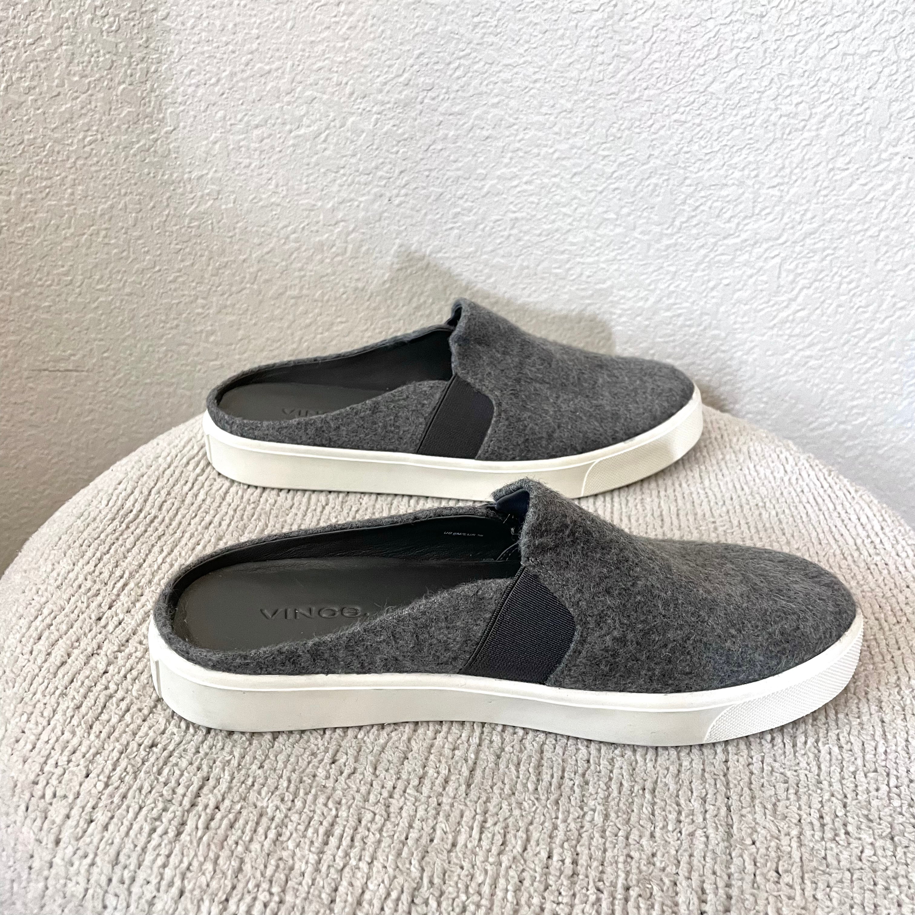 Wool Open Back Sneakers