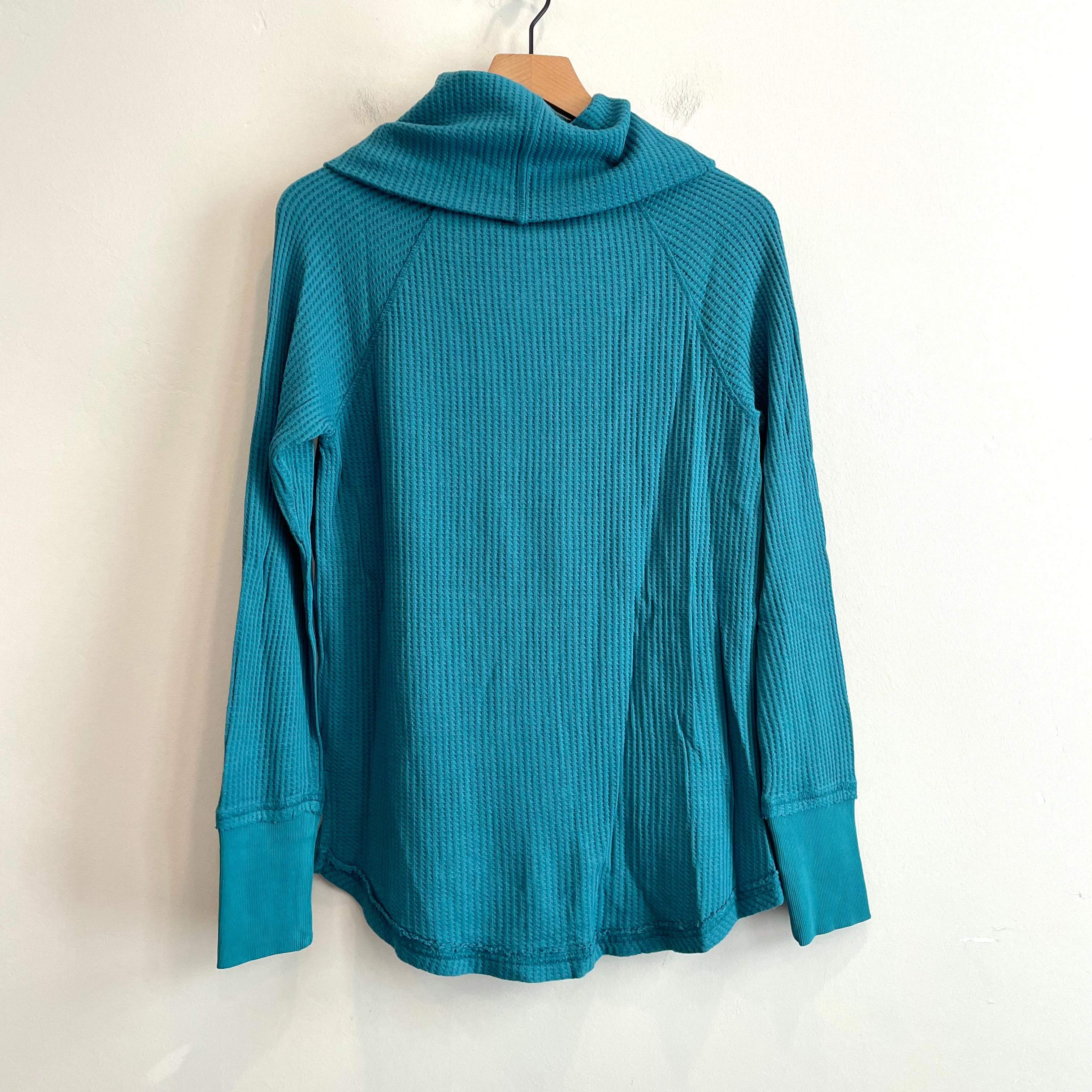 Thermal Cowl Neck Sweater