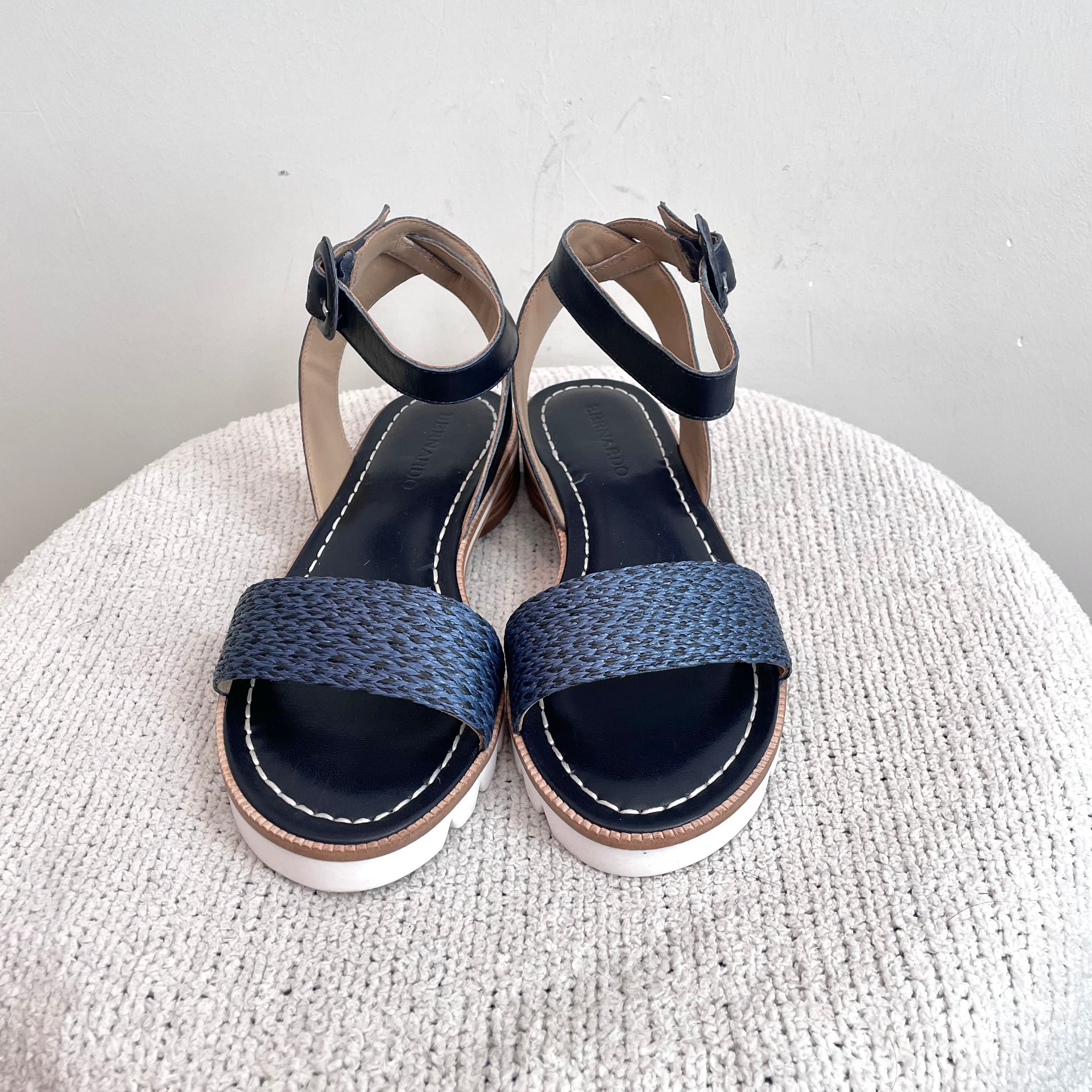 Raffia Open Toe Sandals