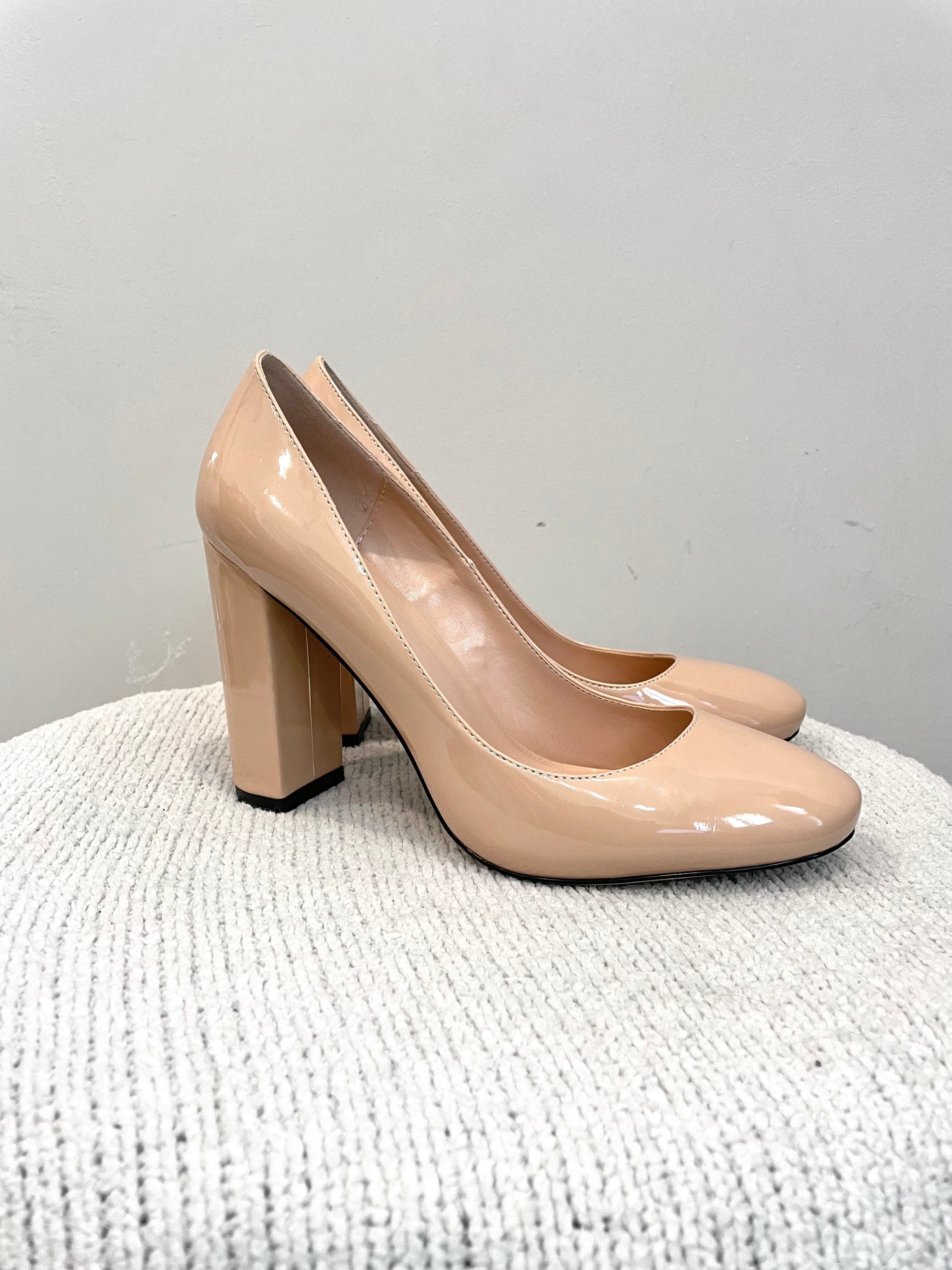 Patent Faux Leather Pump