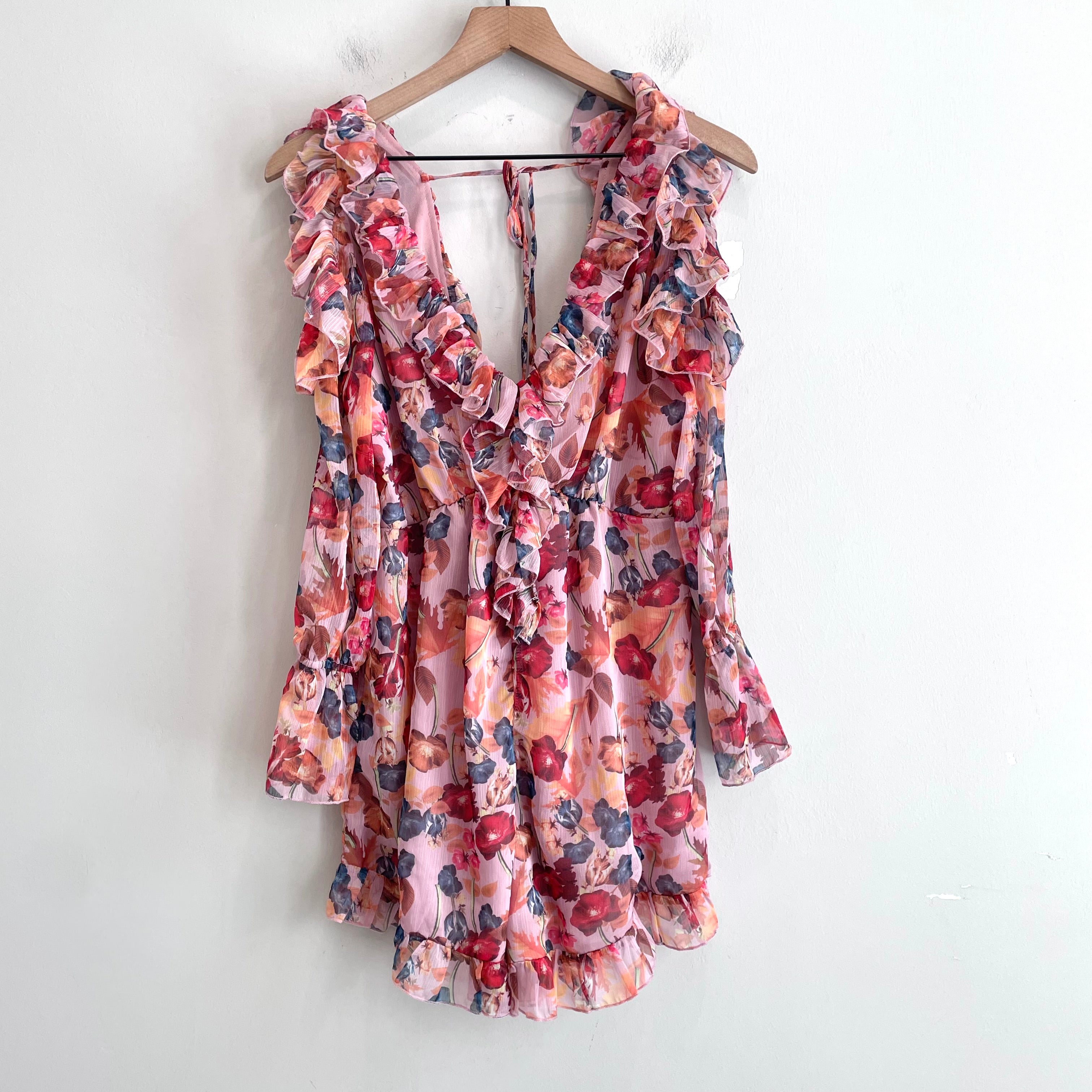 Floral Ruffle Romper