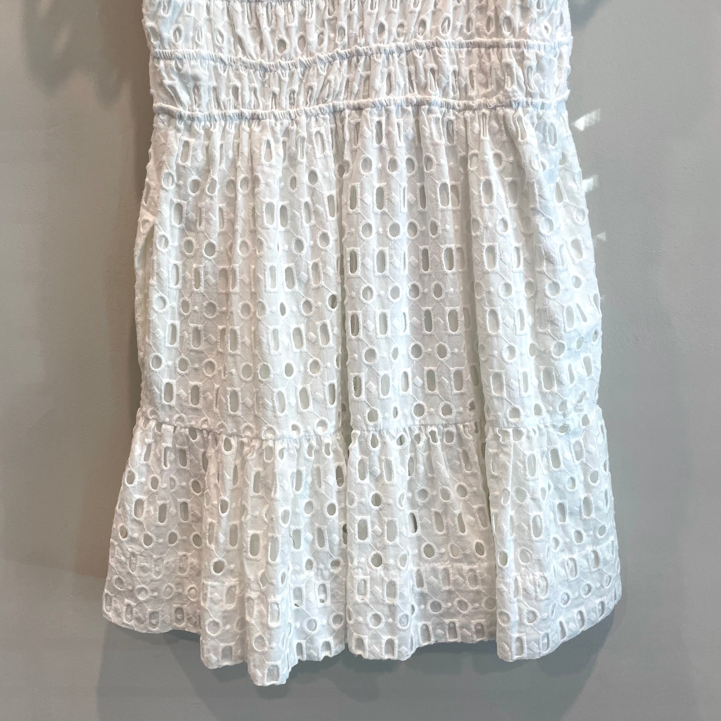 Short Sleeve Eyelet Dress