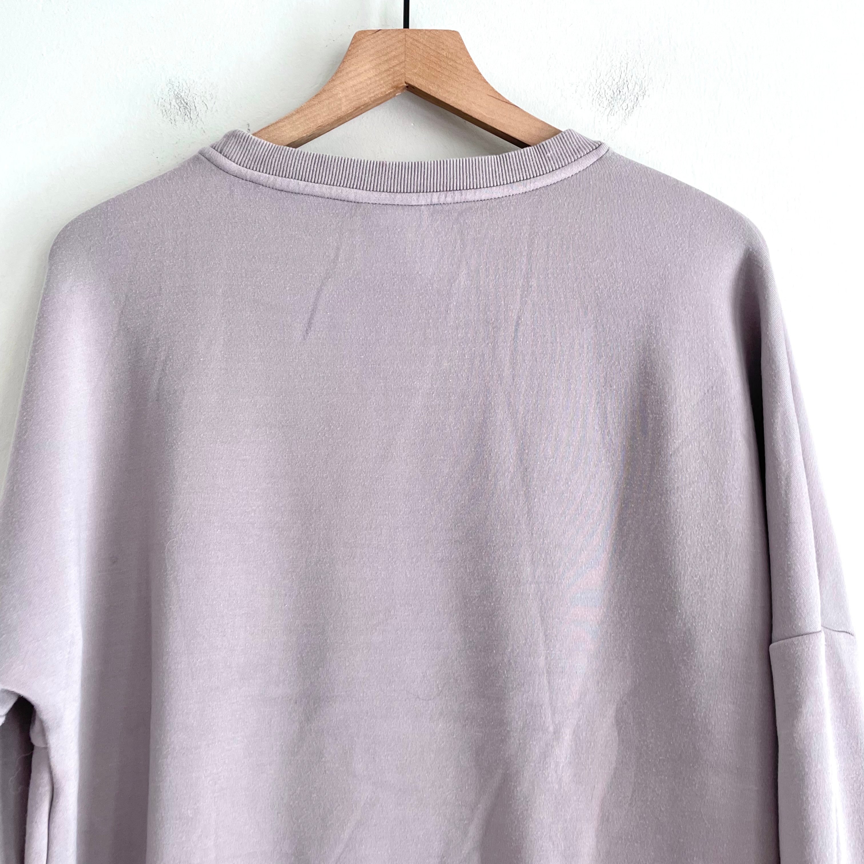 Zip Pocket Oversized Sweatshirt